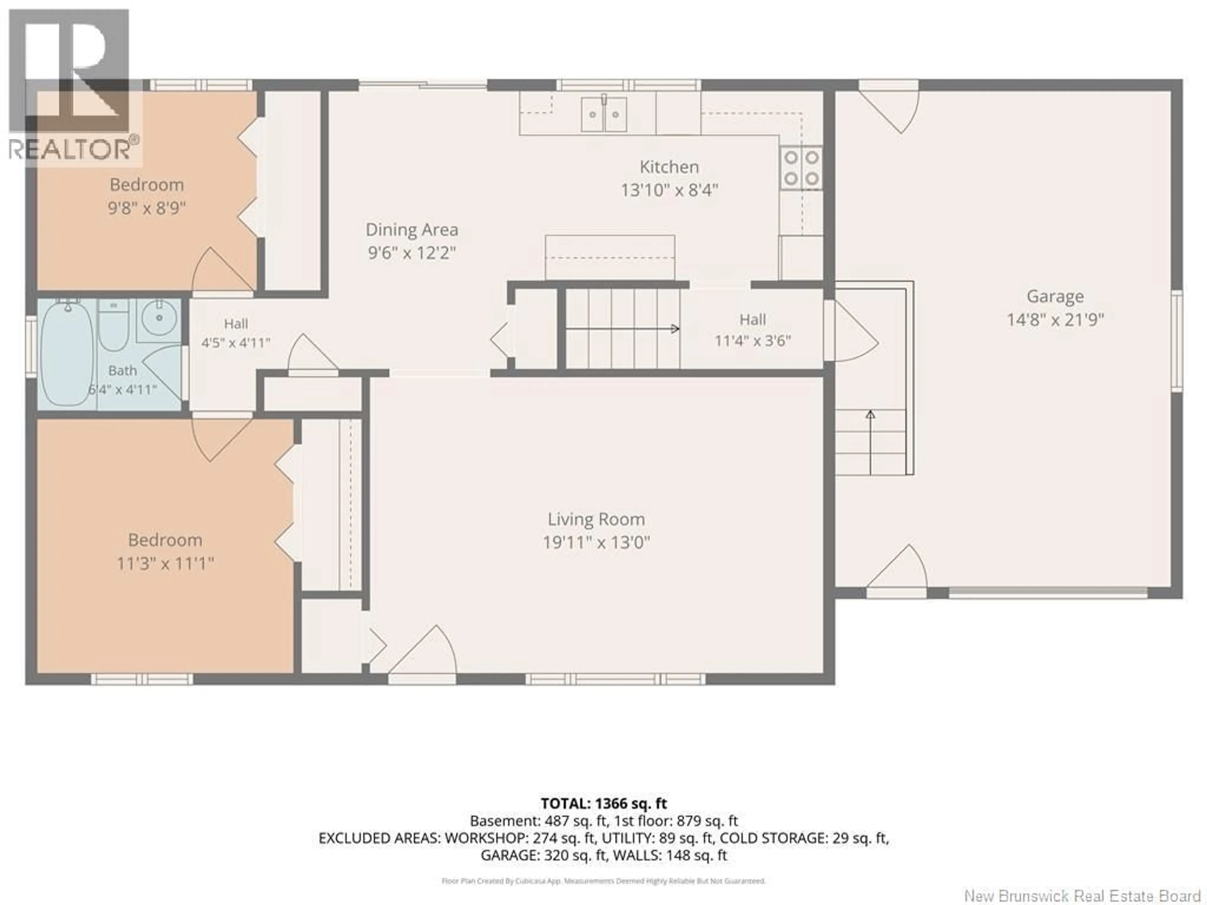 Floor plan for 464 CHALEUR, Charlo New Brunswick E8E2G4