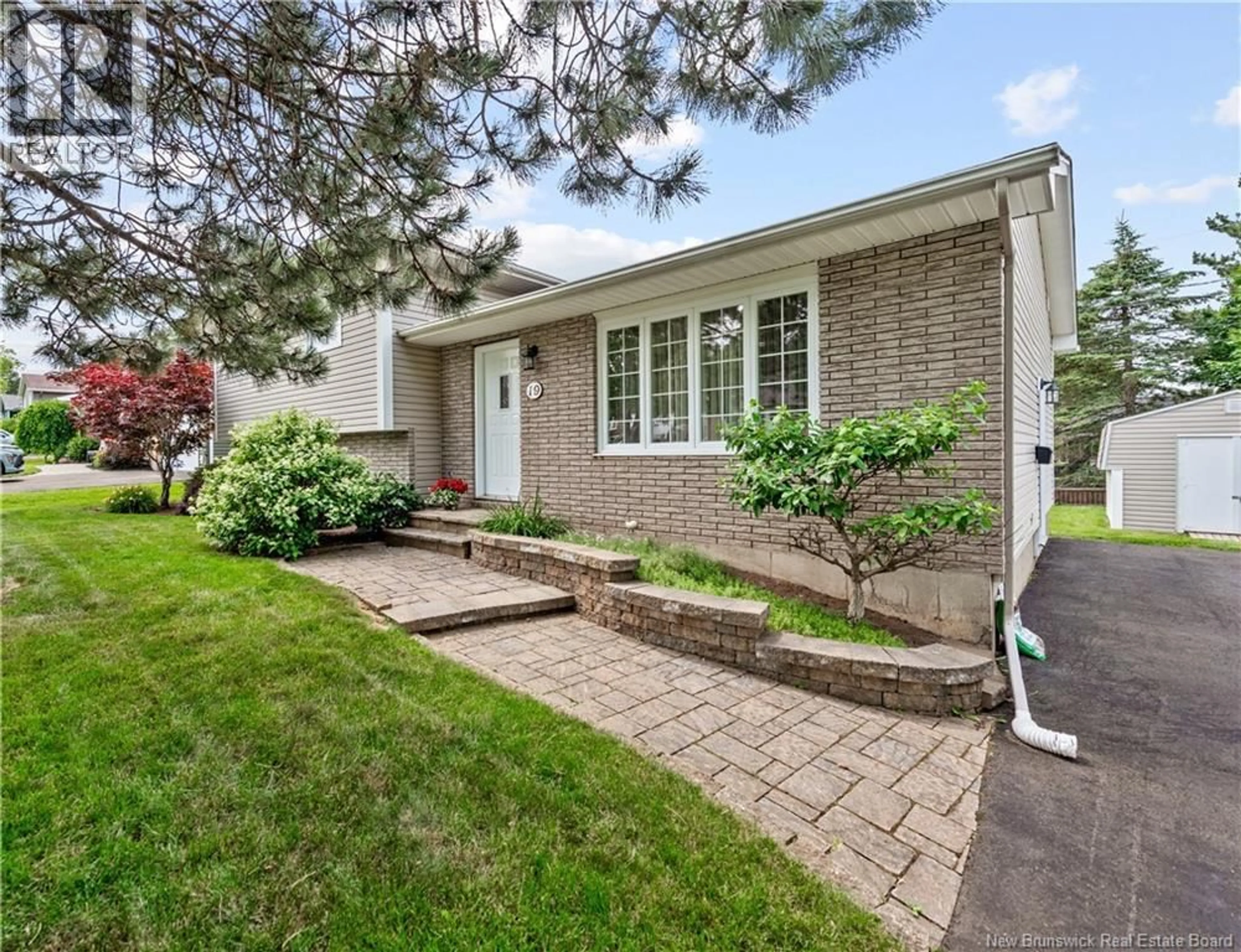 Home with brick exterior material, street for 19 MONTE CARLO CRESCENT, Moncton New Brunswick E1G1M6