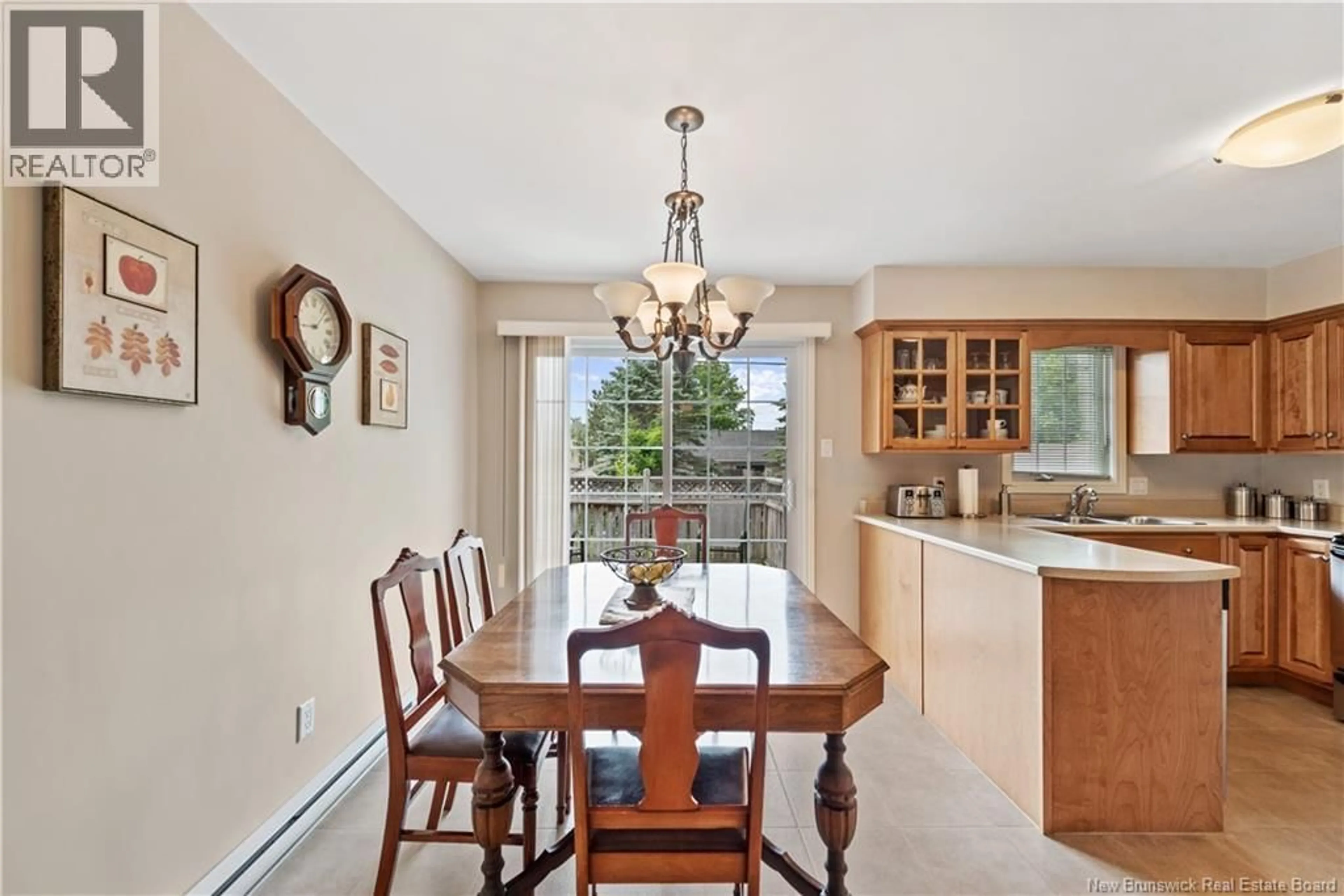 Dining room, ceramic/tile floor for 19 MONTE CARLO CRESCENT, Moncton New Brunswick E1G1M6