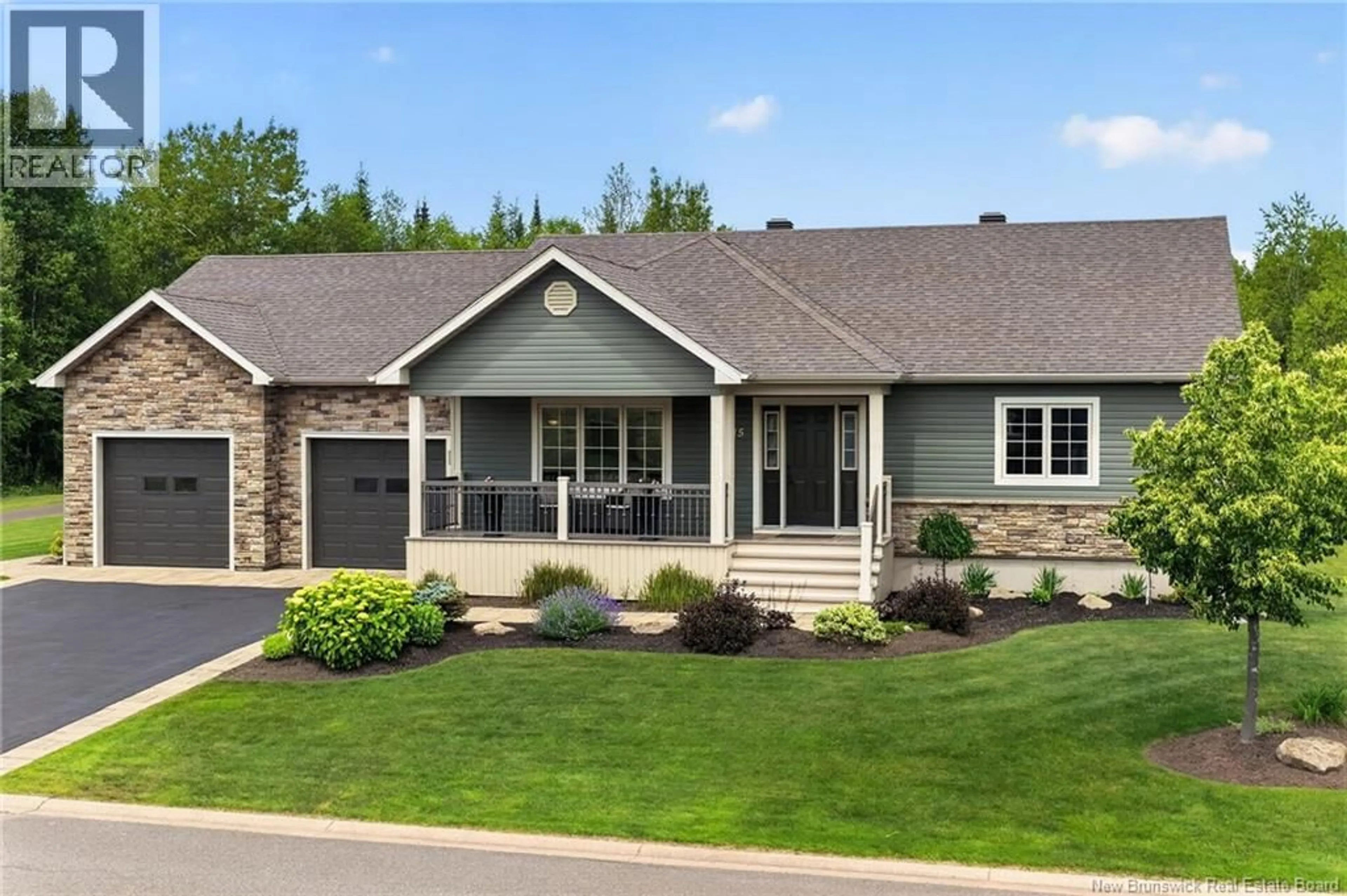 Home with vinyl exterior material, street for 115 ROYAL OAKS BOULEVARD, Moncton New Brunswick E1H2P7