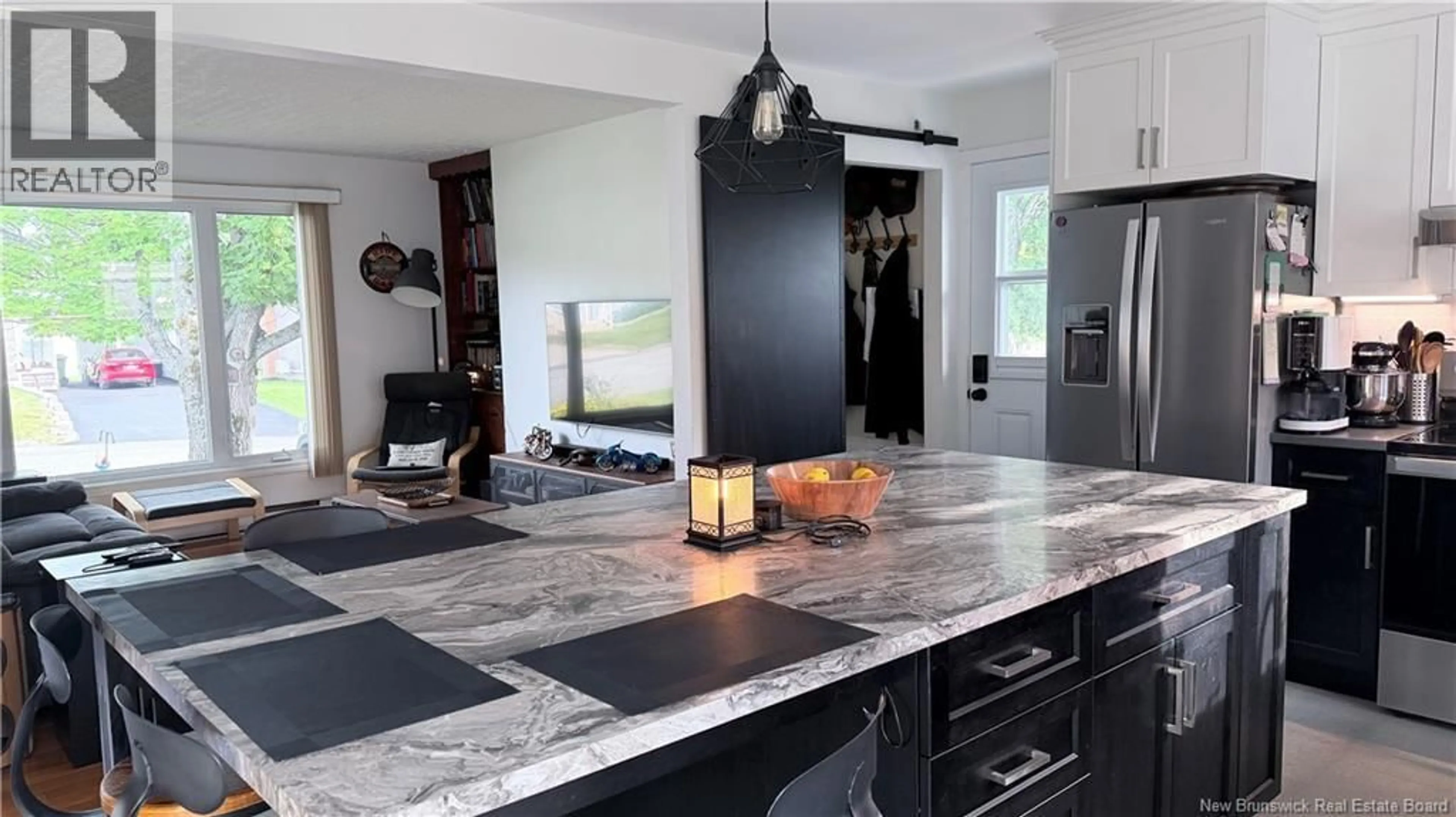 Contemporary kitchen, ceramic/tile floor for Unit# - 52 EMILE SIMARD AVENUE, Edmundston New Brunswick E3V3P7