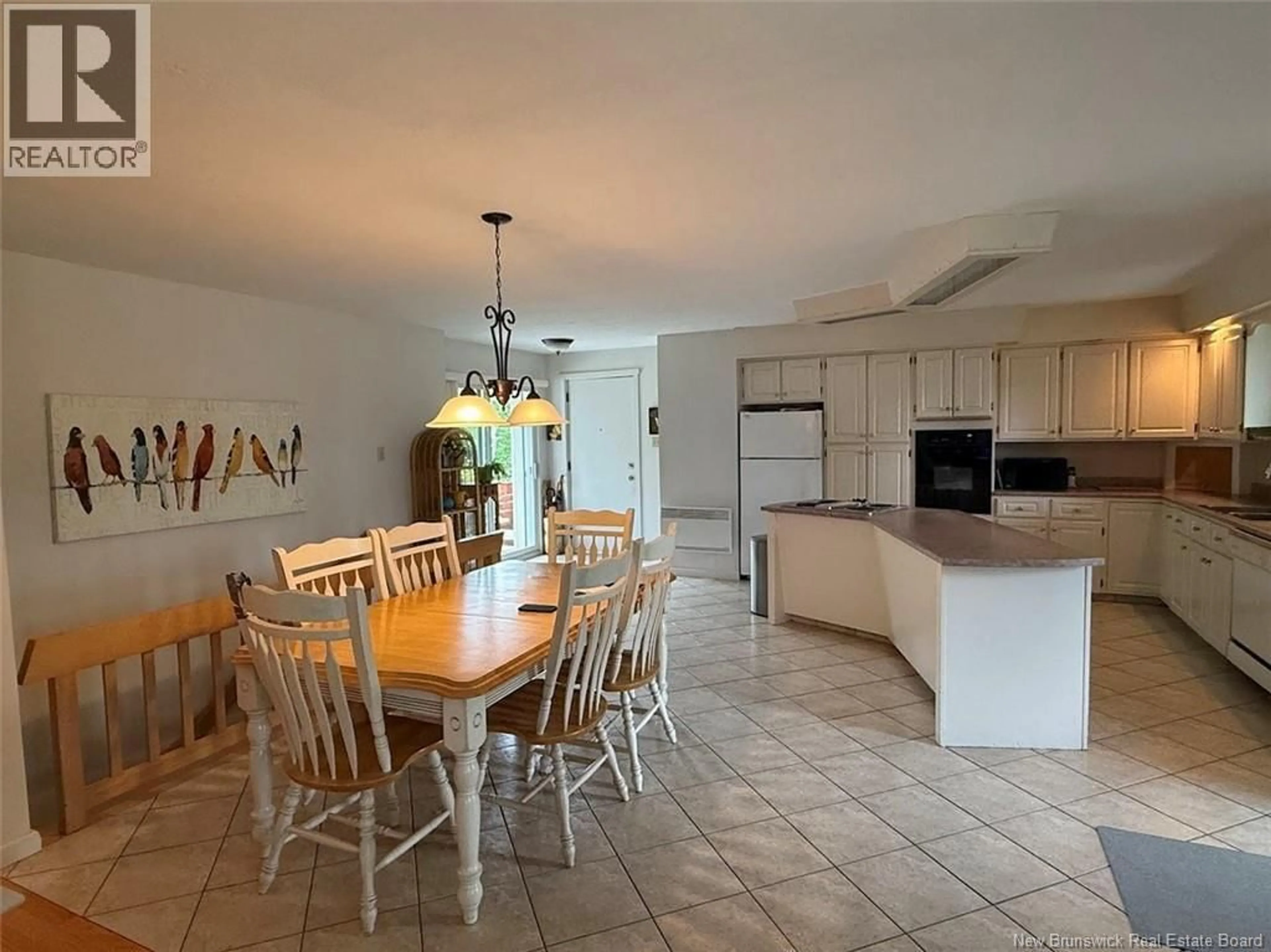 Open concept kitchen, ceramic/tile floor for 37 THOMAS STREET, Saint-Jacques New Brunswick E7B1P8