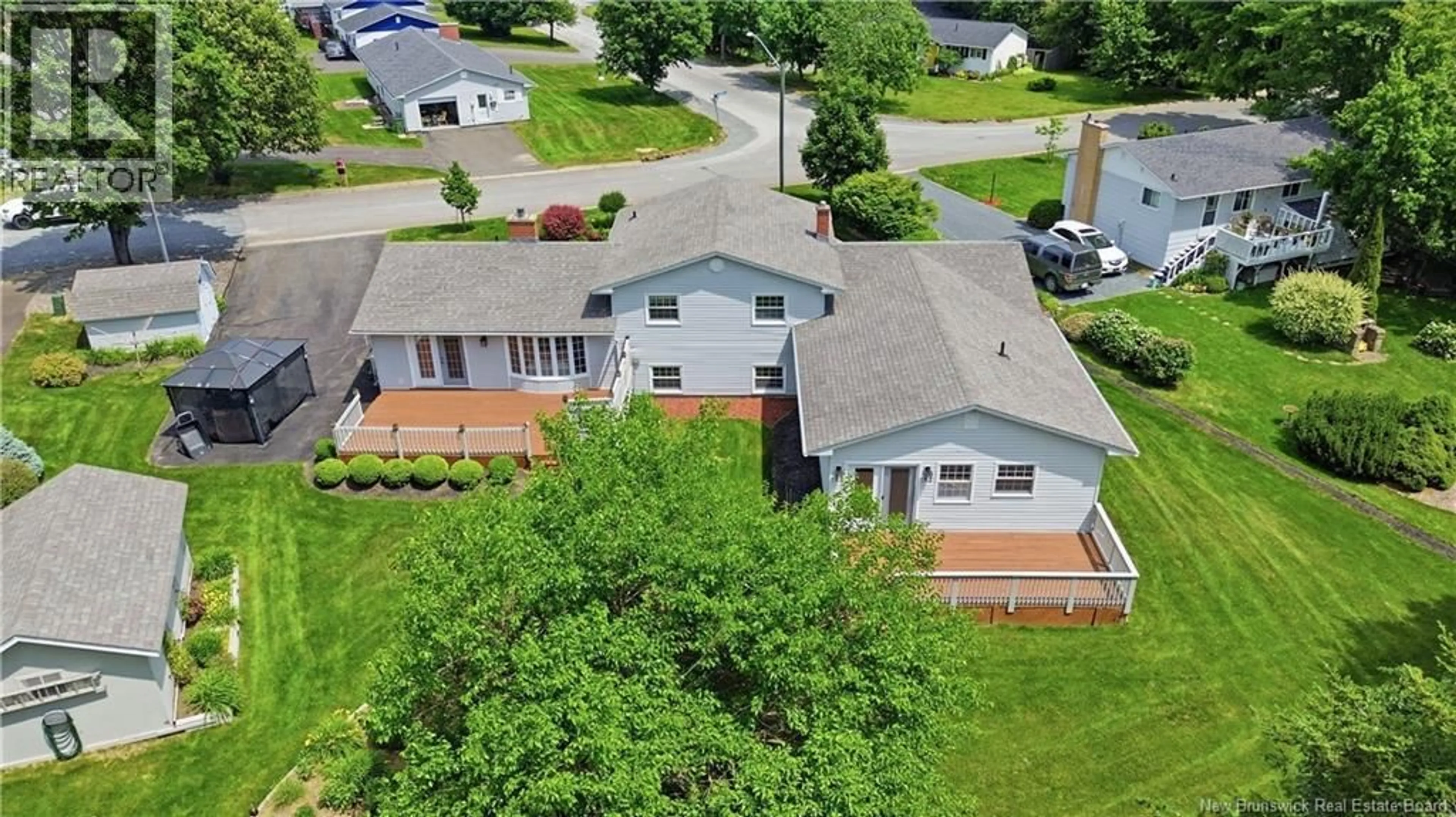 A pic from outside/outdoor area/front of a property/back of a property/a pic from drone, street for 102 ANDERSON STREET, Fredericton New Brunswick E3B7E1