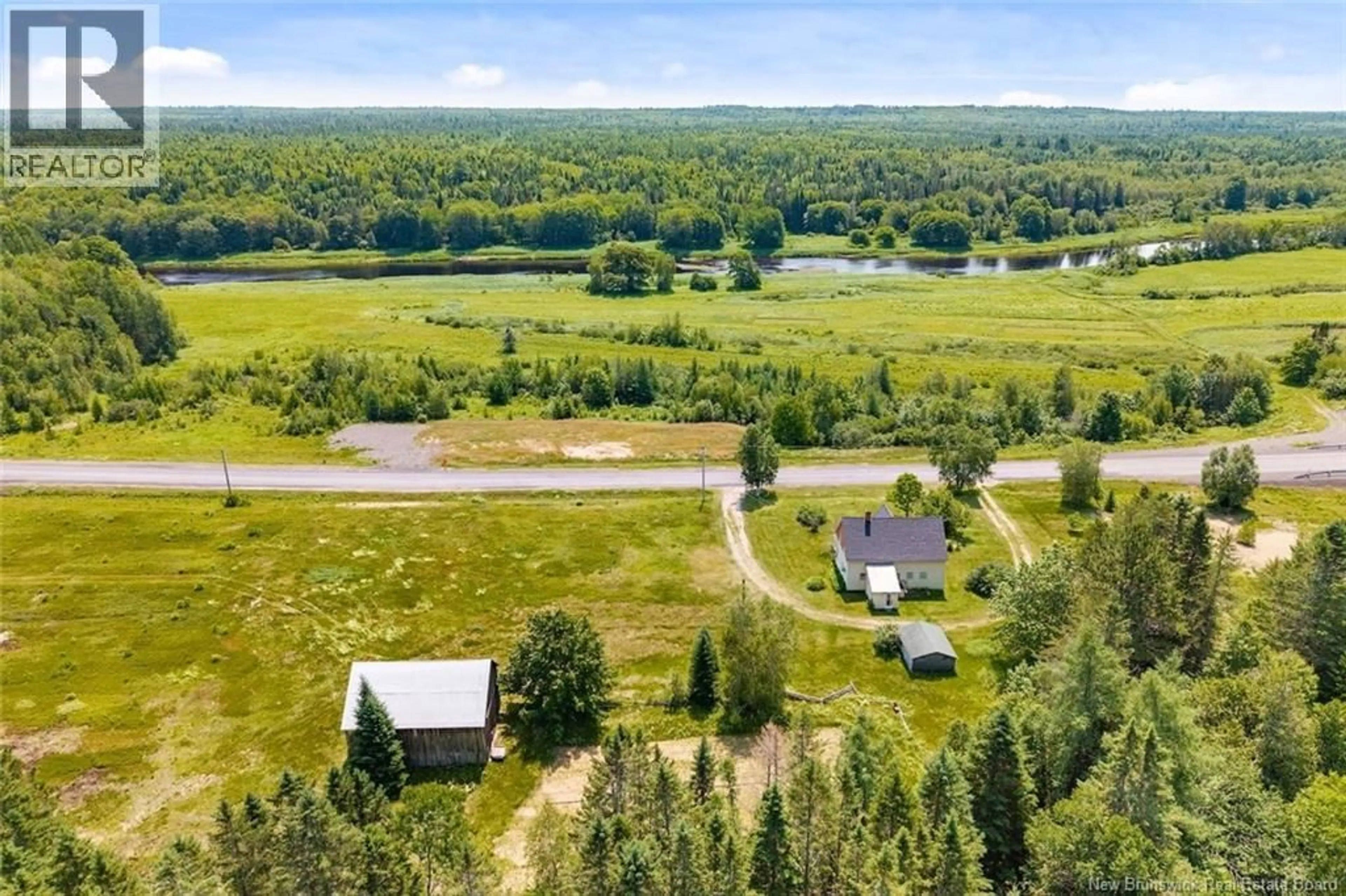 A pic from outside/outdoor area/front of a property/back of a property/a pic from drone, water/lake/river/ocean view for 1079 ROUTE 116, Gaspereau Forks New Brunswick E4A1M8