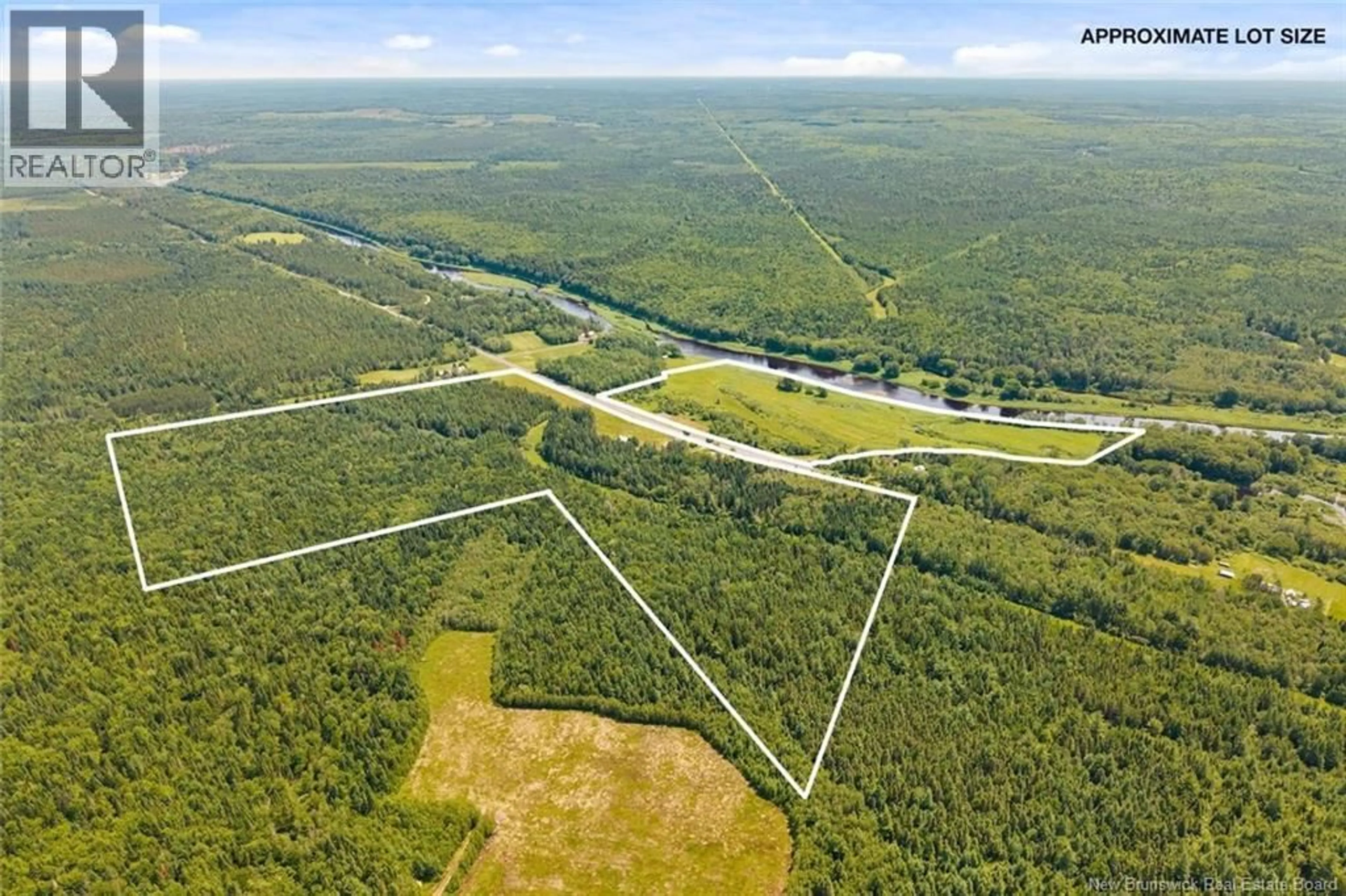 A pic from outside/outdoor area/front of a property/back of a property/a pic from drone, forest/trees view for 1079 ROUTE 116, Gaspereau Forks New Brunswick E4A1M8