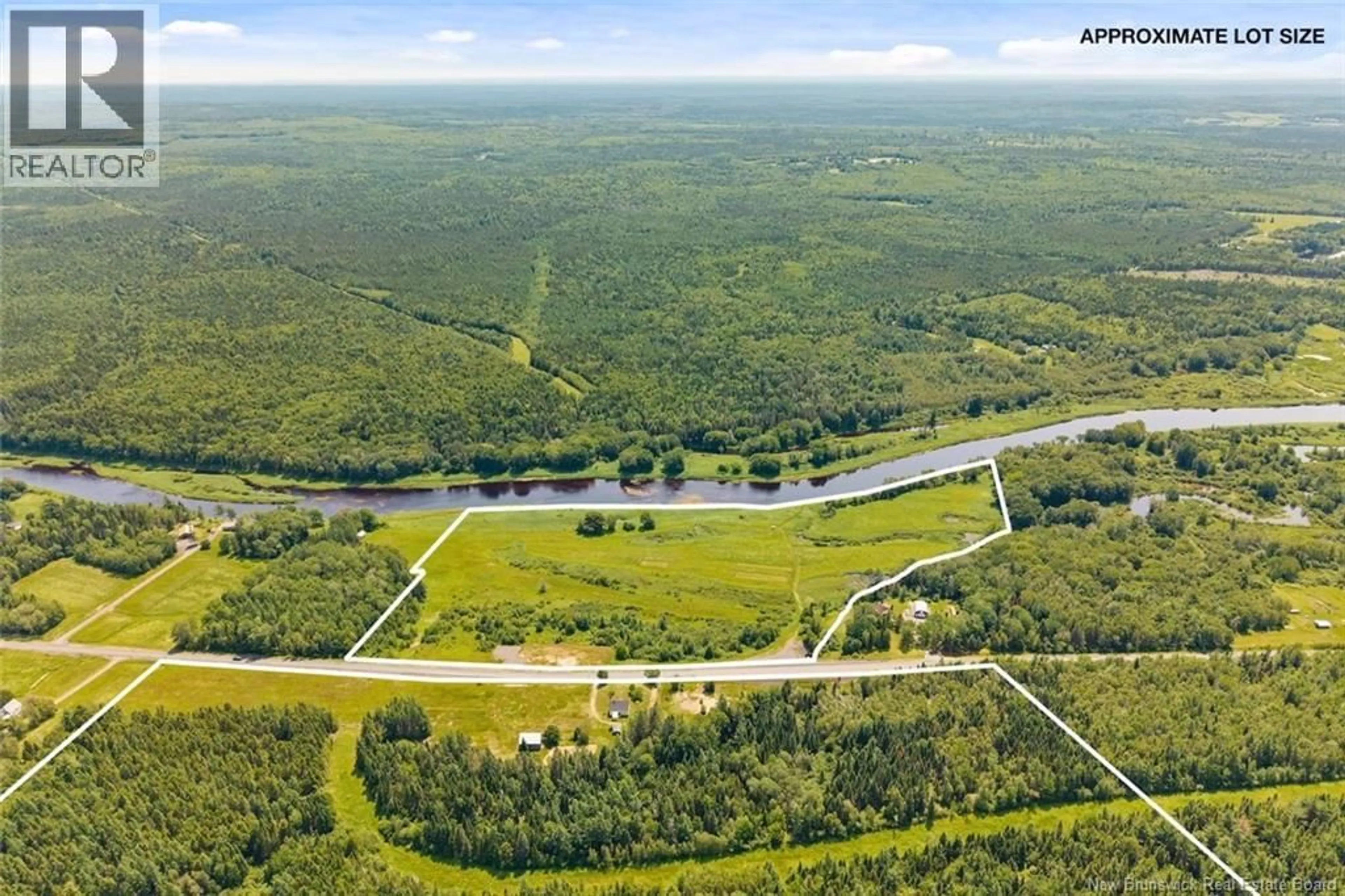 A pic from outside/outdoor area/front of a property/back of a property/a pic from drone, water/lake/river/ocean view for 1079 ROUTE 116, Gaspereau Forks New Brunswick E4A1M8