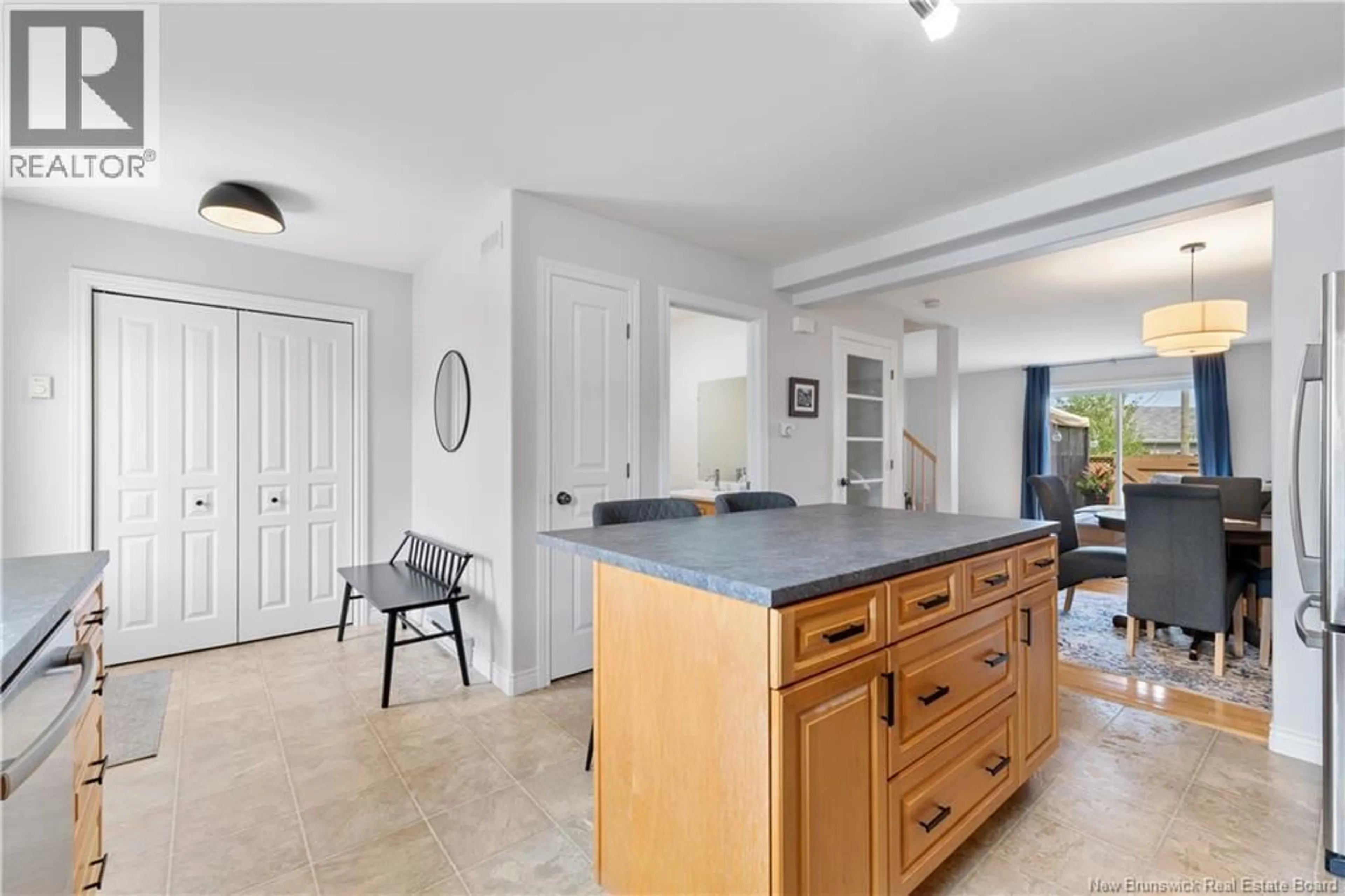 Open concept kitchen, ceramic/tile floor for 233 DAMIEN, Dieppe New Brunswick E1A5N9