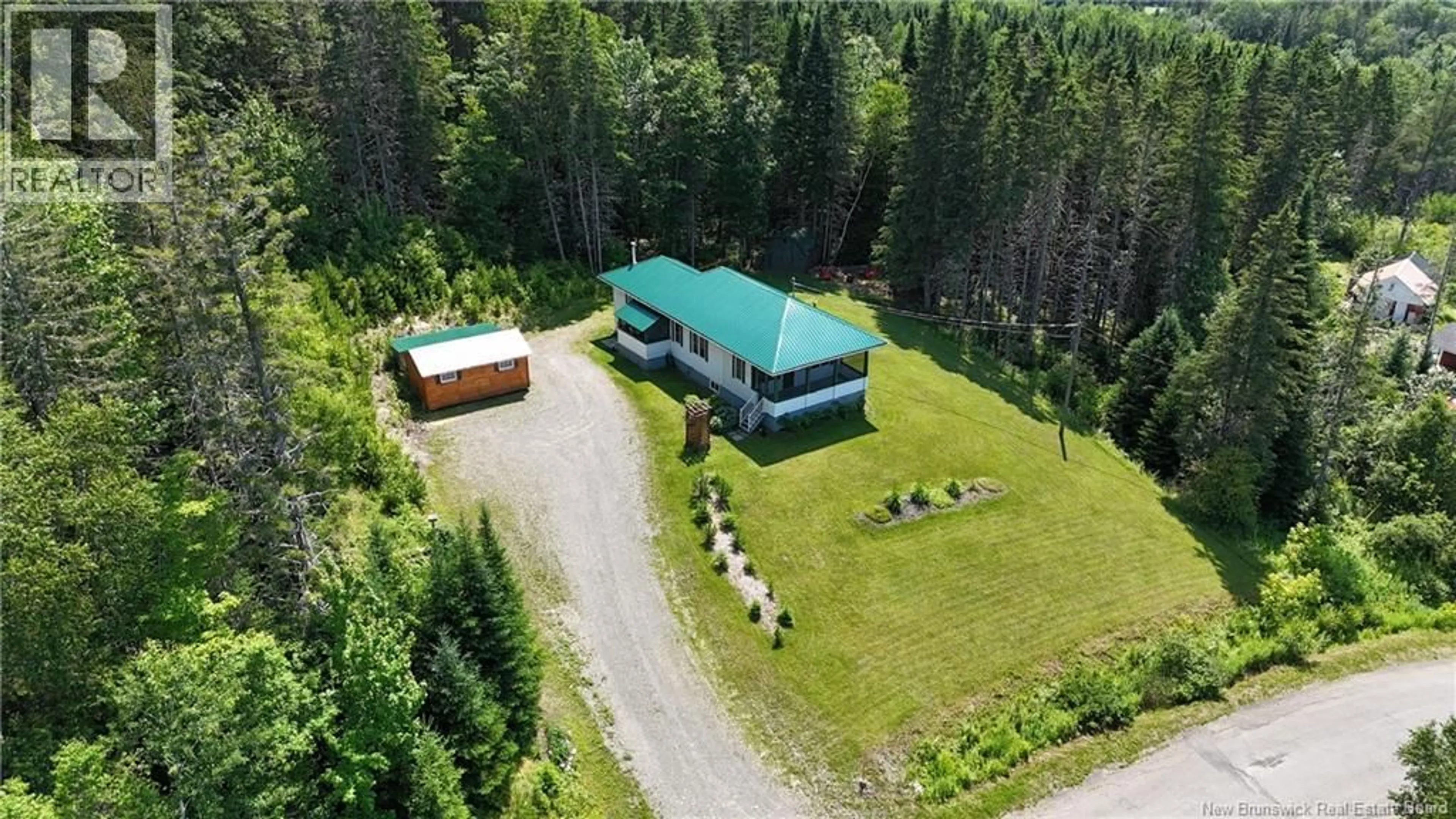A pic from outside/outdoor area/front of a property/back of a property/a pic from drone, unknown for 65 WOODLAND CRESCENT, Perth-Andover New Brunswick E7H5H2
