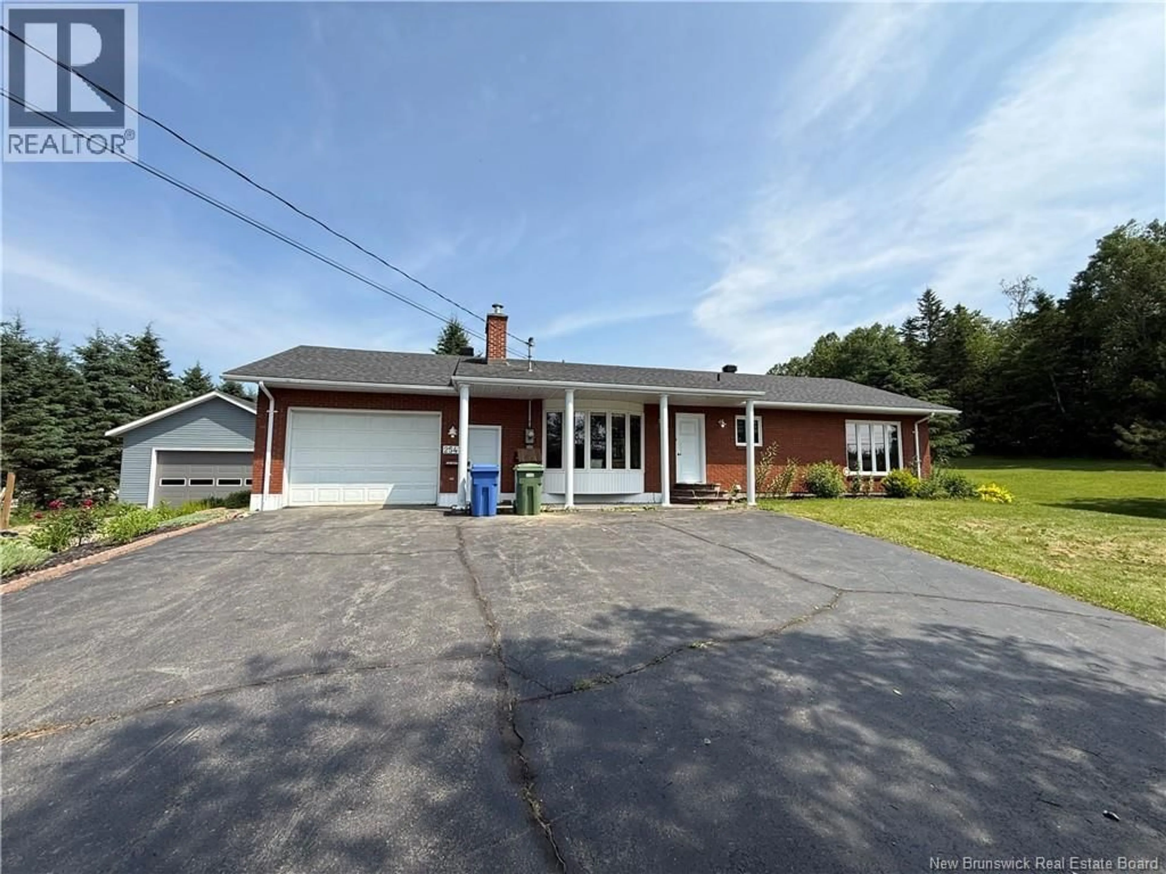 A pic from outside/outdoor area/front of a property/back of a property/a pic from drone, unknown for 2543 ROUTE 120, St-Hilaire New Brunswick E3V4T7