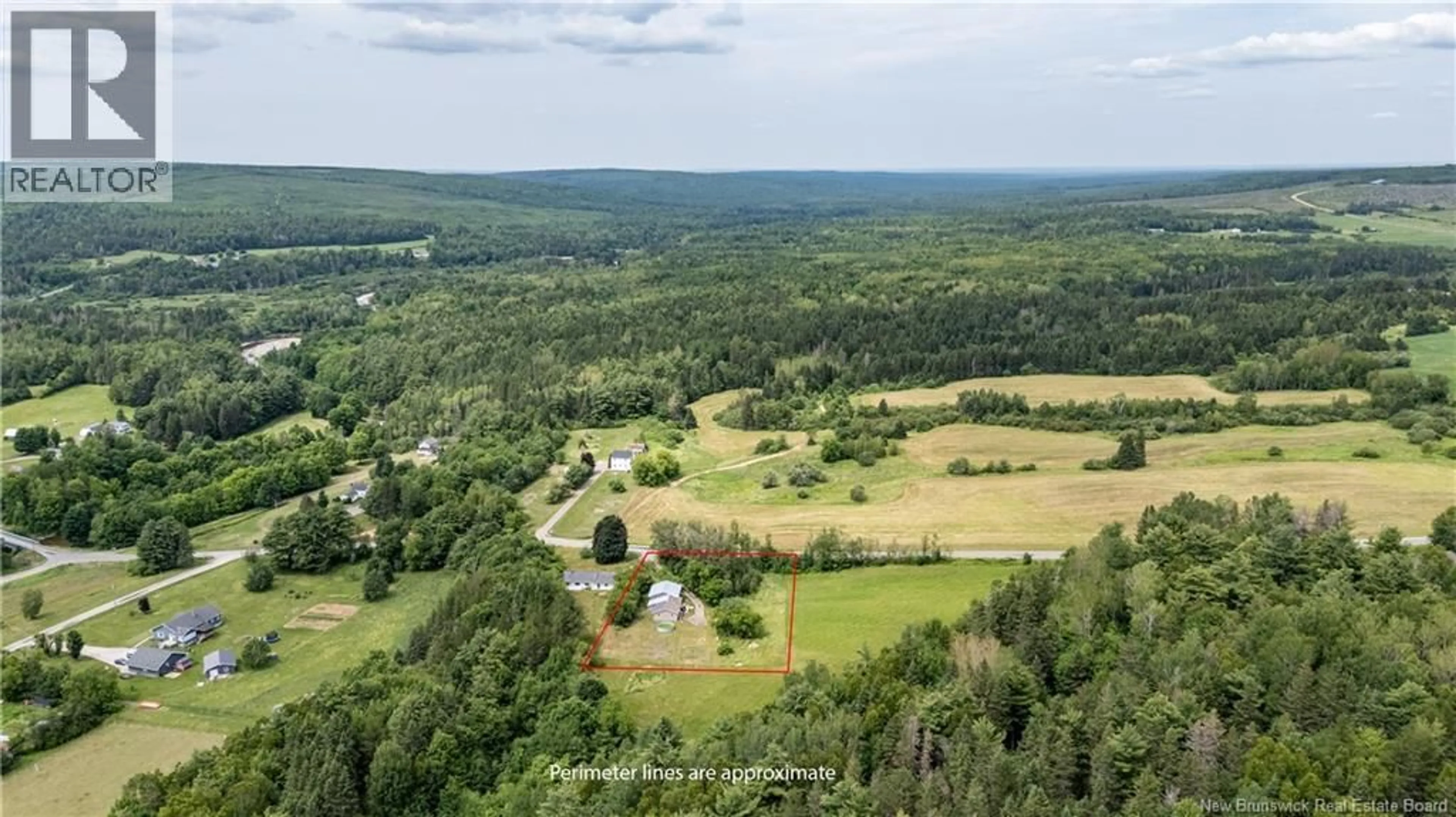 A pic from outside/outdoor area/front of a property/back of a property/a pic from drone, forest/trees view for 88 GOWLAND MOUNTAIN ROAD, Elgin New Brunswick E4Z1T2