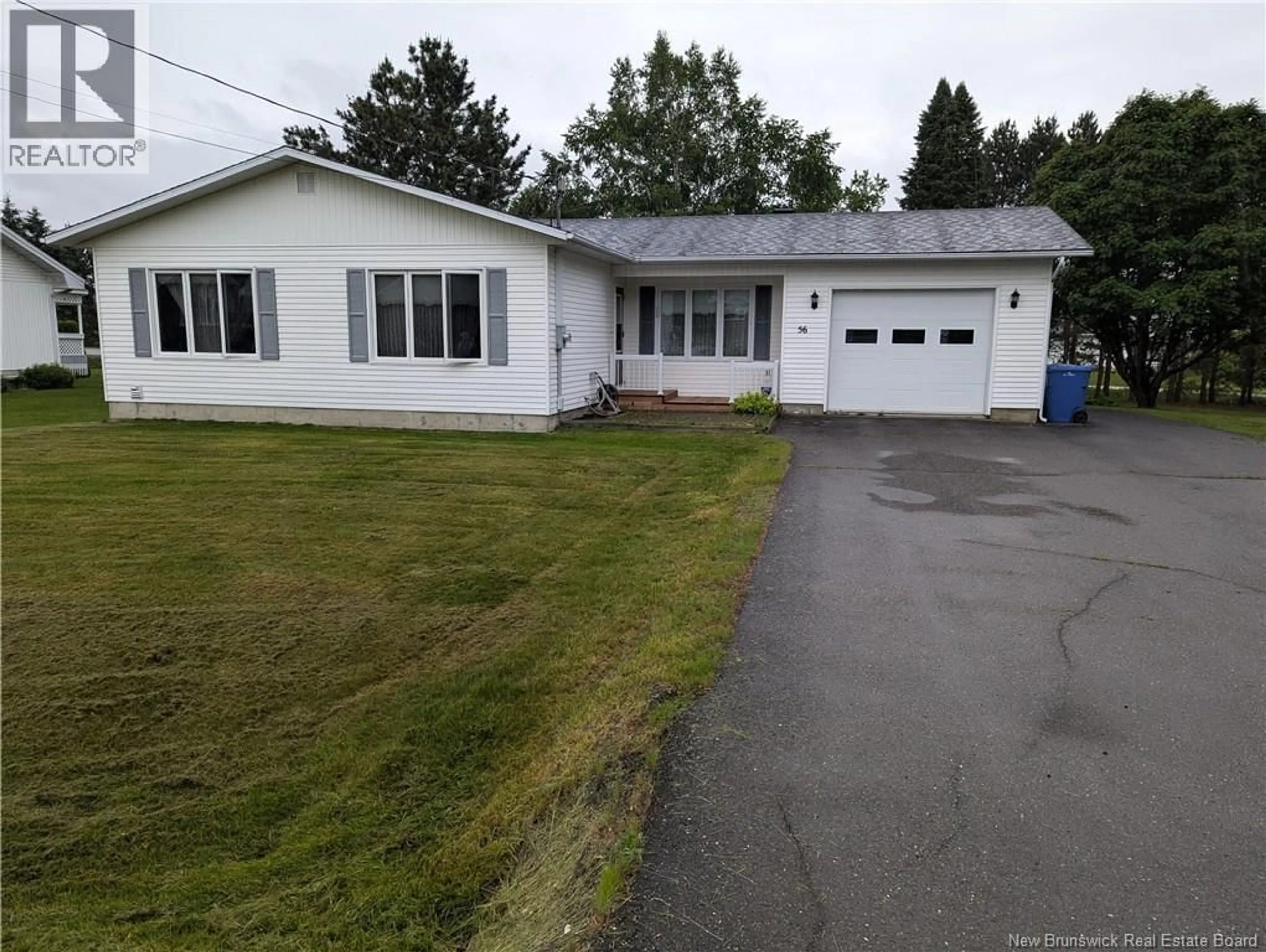 A pic from outside/outdoor area/front of a property/back of a property/a pic from drone, street for 56 PREMIERE AVENUE, Sainte-Anne-De-Madawaska New Brunswick E7E1K1