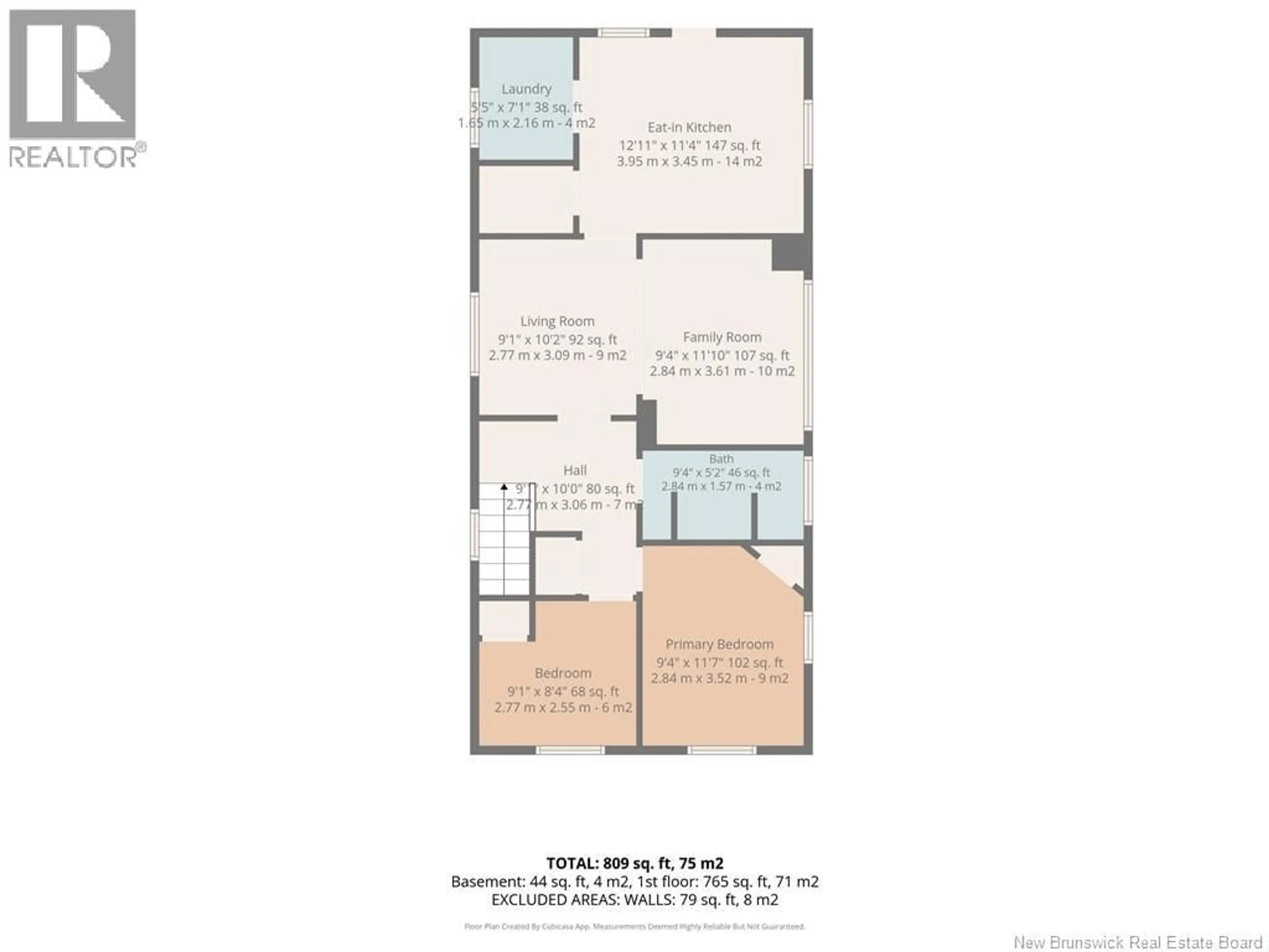 Floor plan for 344-346 ST-ANDREW, Bathurst New Brunswick E2A1C5