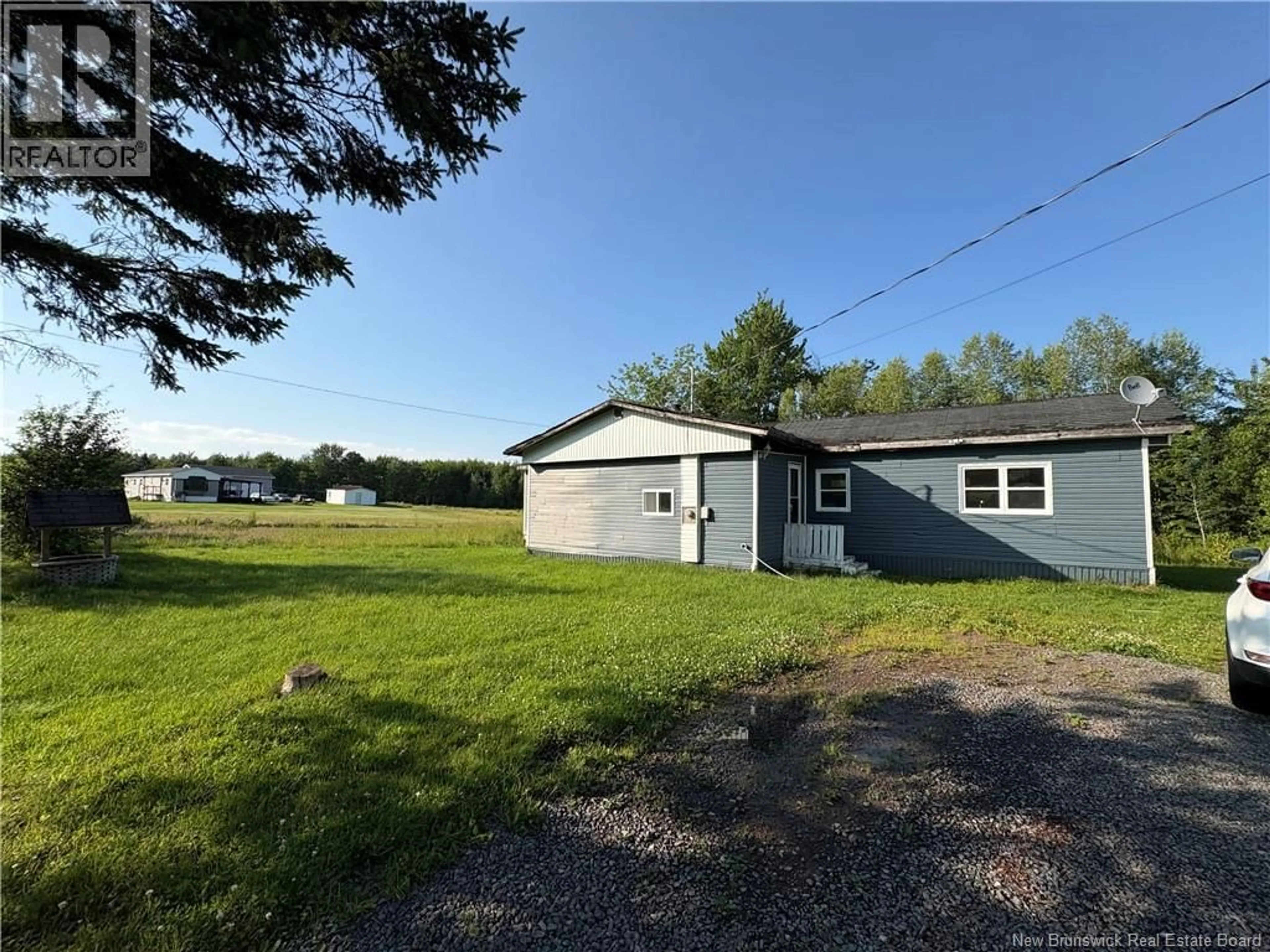 A pic from outside/outdoor area/front of a property/back of a property/a pic from drone, water/lake/river/ocean view for 656 ROUTE 945, Cormier Village New Brunswick E4P5Y7