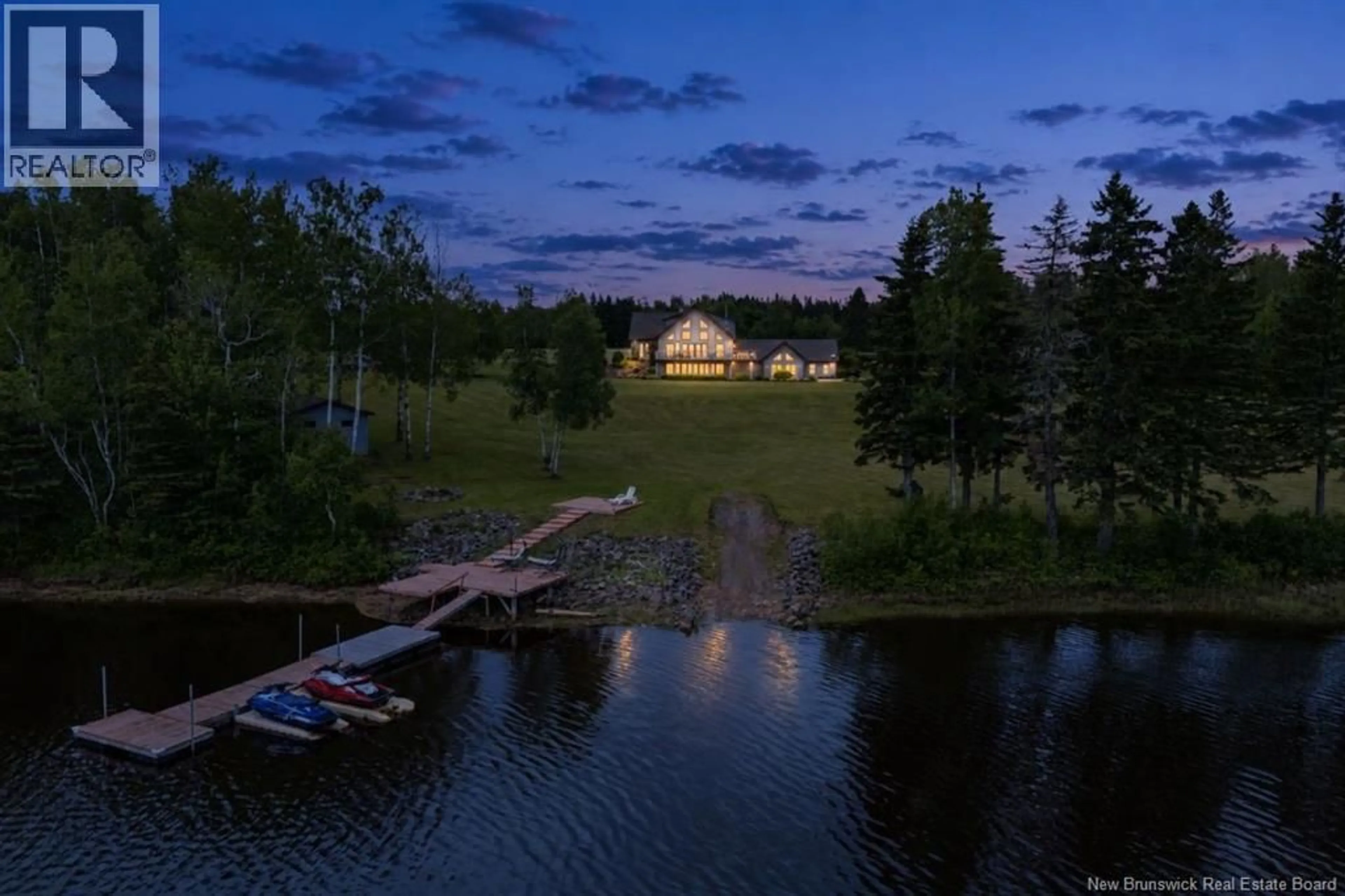 A pic from outside/outdoor area/front of a property/back of a property/a pic from drone, water/lake/river/ocean view for 660 SAINT CHARLES SUD ROAD, Saint-Charles New Brunswick E4W1X6