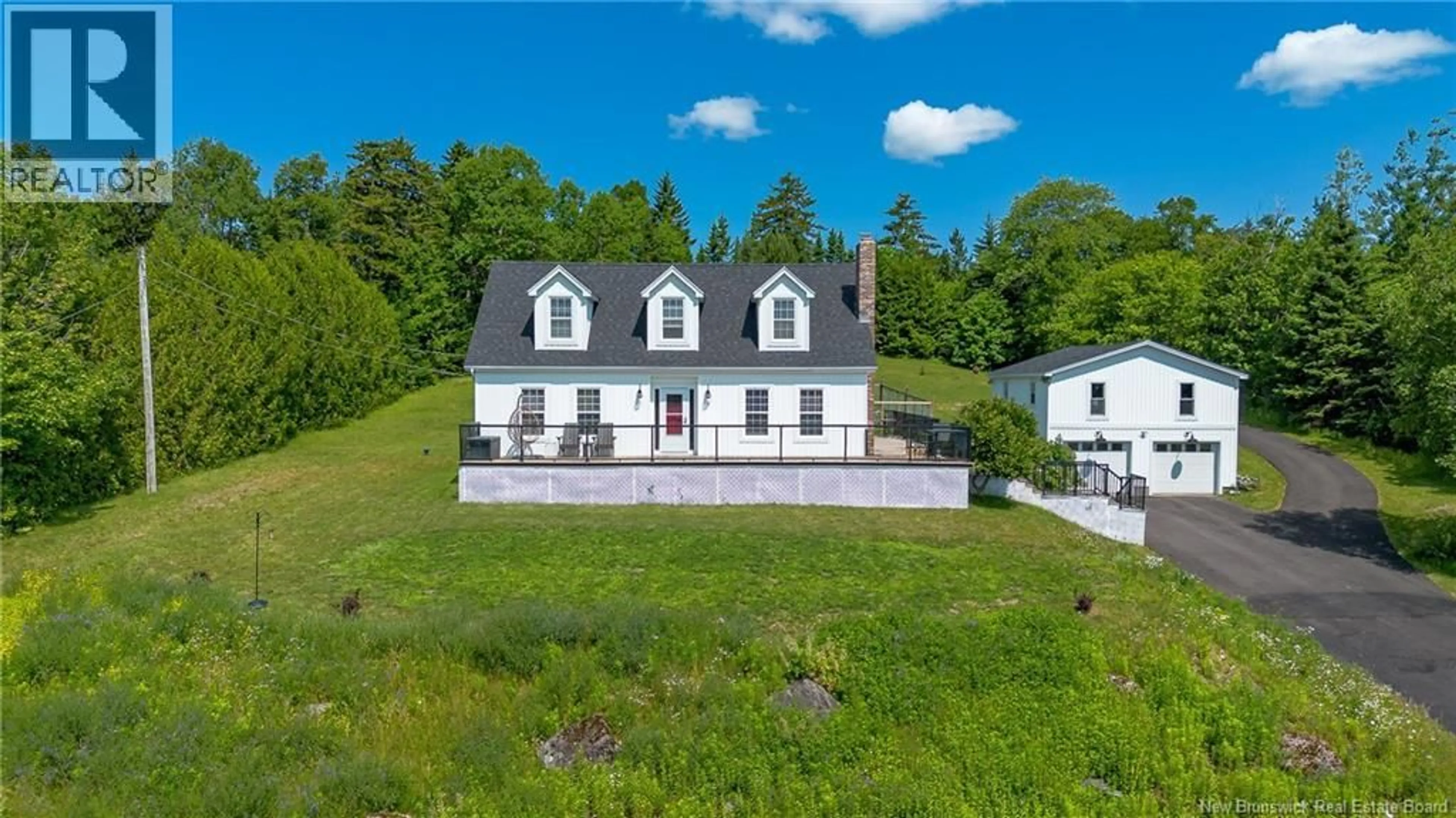A pic from outside/outdoor area/front of a property/back of a property/a pic from drone, unknown for 6 DONALD ROAD, Rothesay New Brunswick E2S0A7