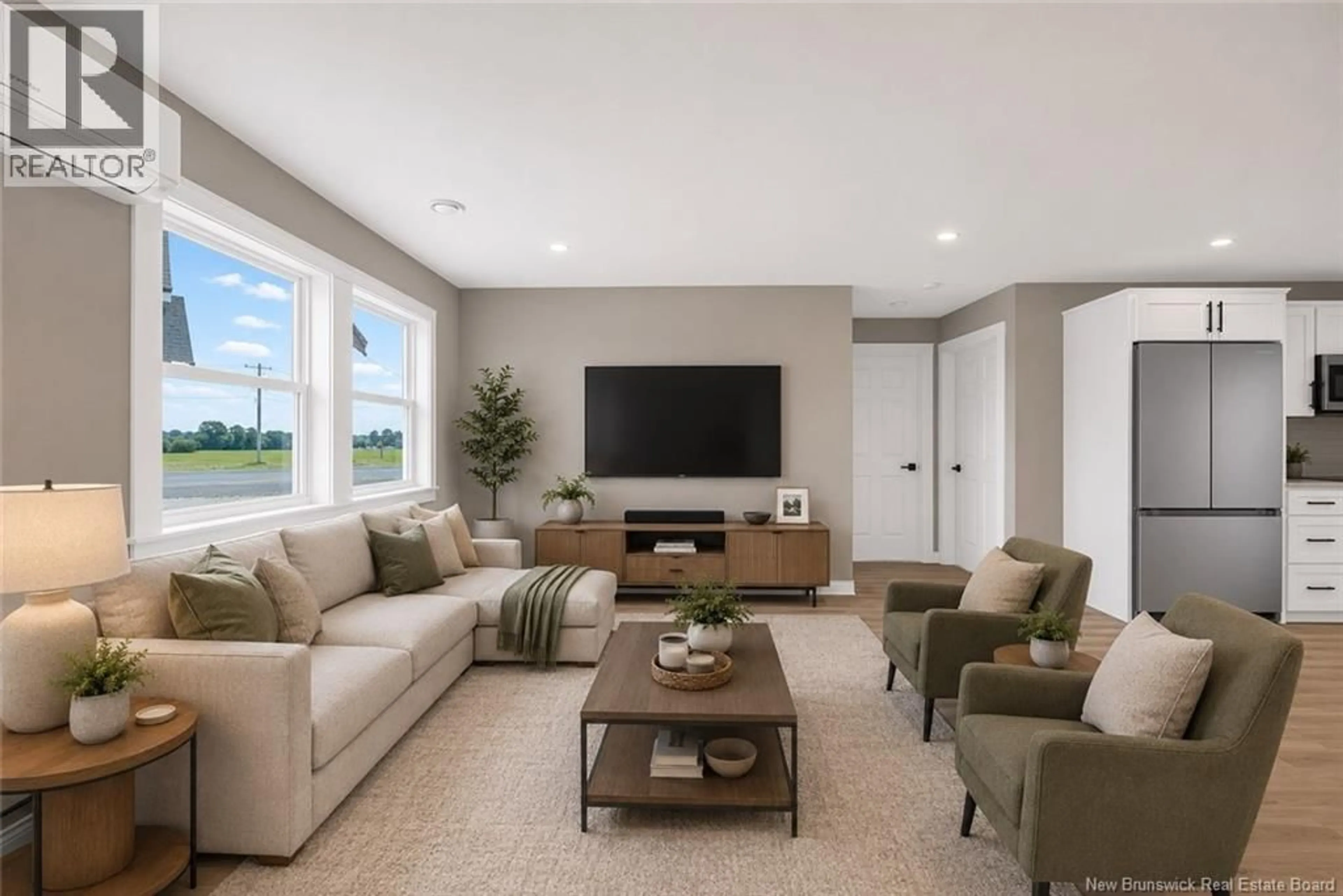 Living room with furniture, unknown for 24 FAWCETT AVENUE, Petitcodiac New Brunswick E4Z4H4