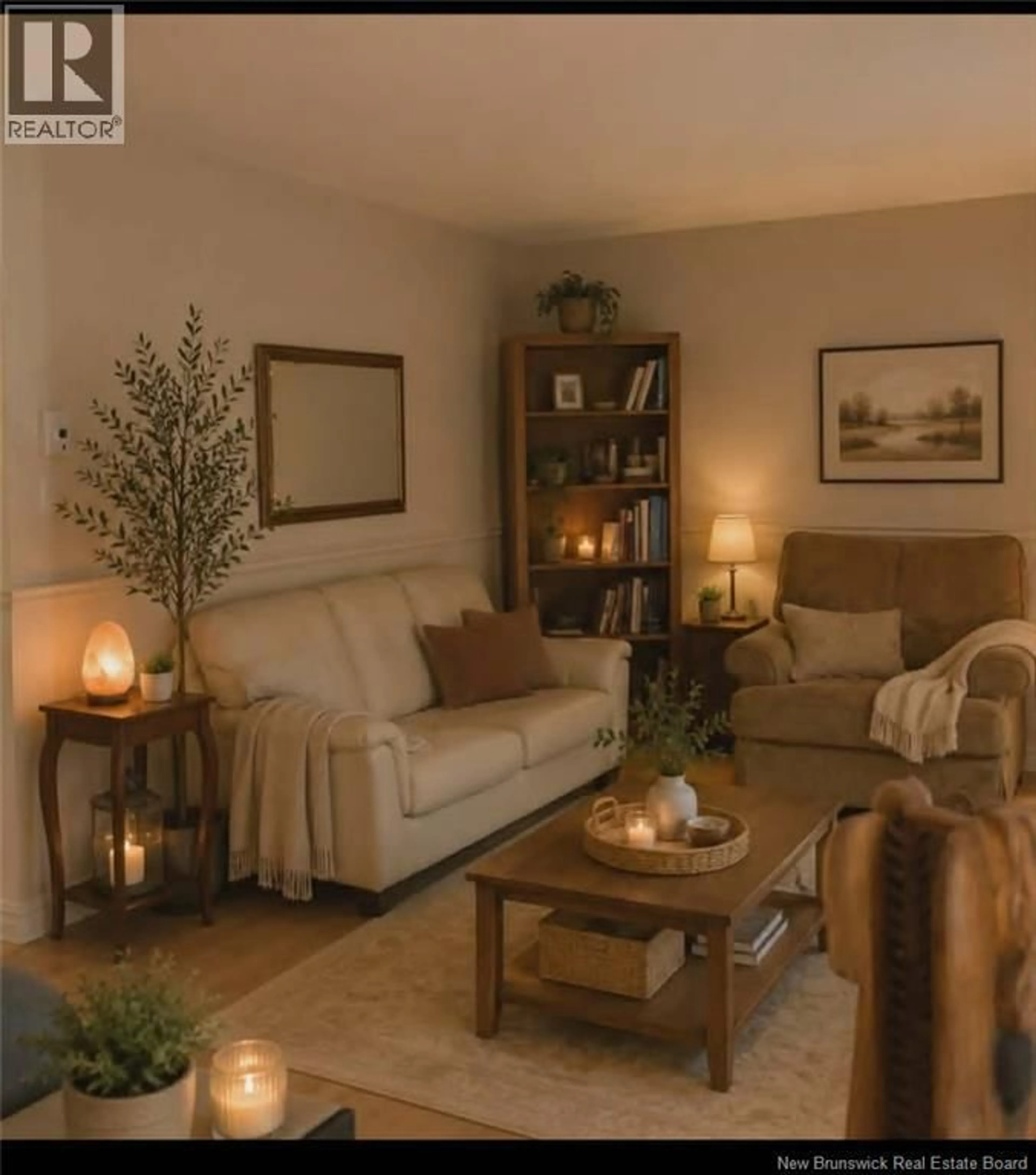 Living room with furniture, unknown for 1071 MISHO STREET, Beresford New Brunswick E8K1H5