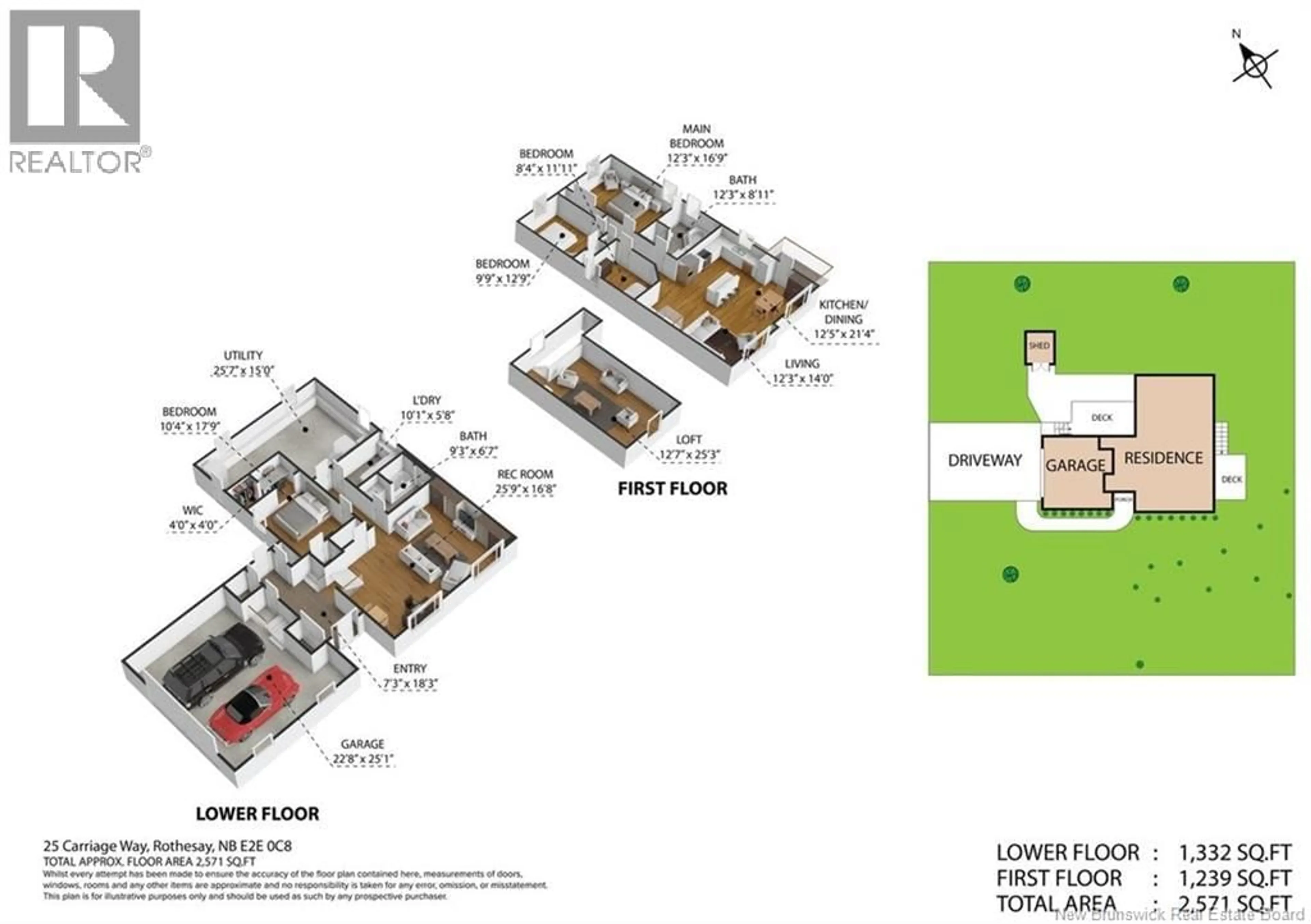 Floor plan for 25 CARRIAGE WAY, Rothesay New Brunswick E2E0C8