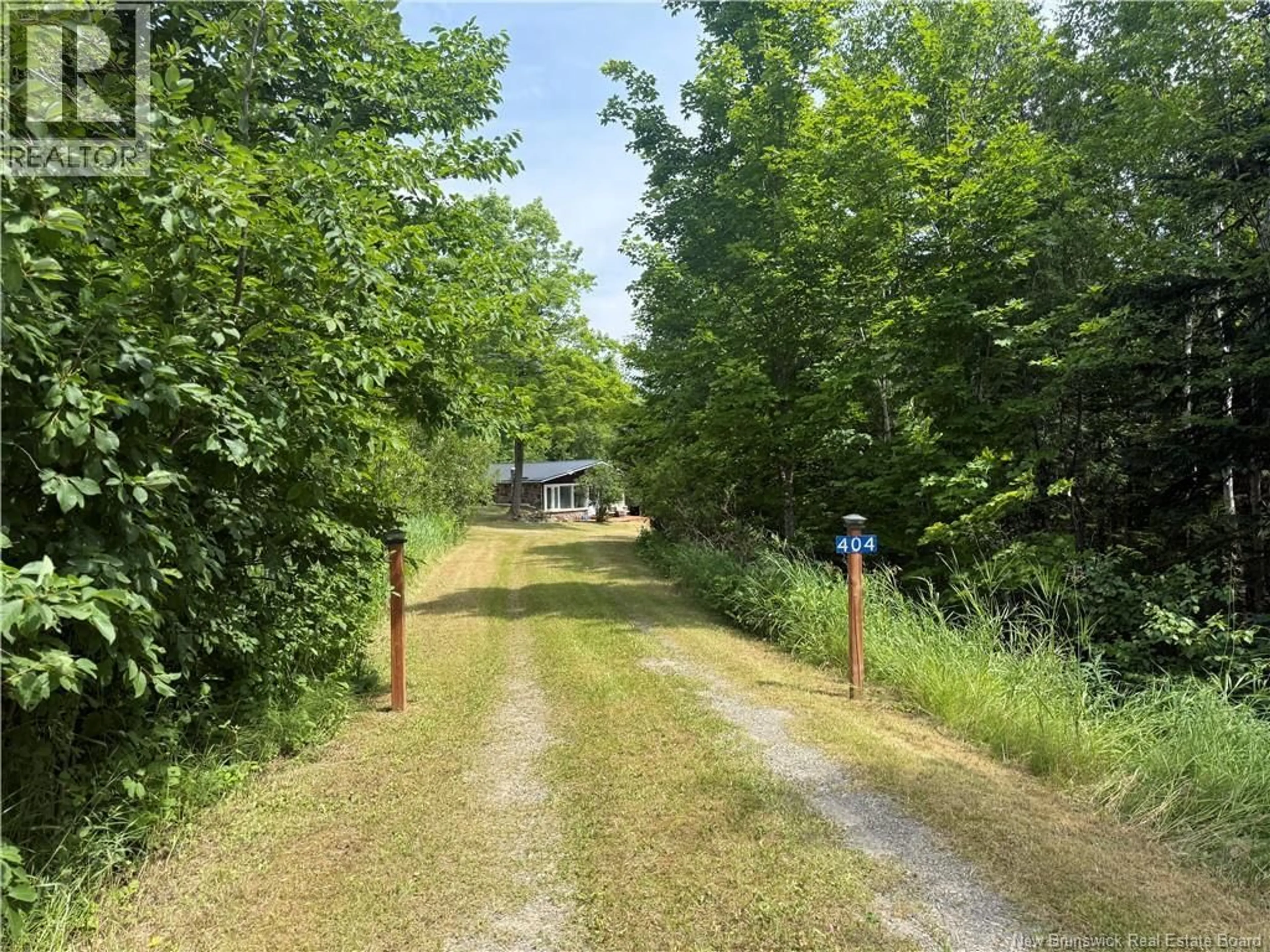A pic from outside/outdoor area/front of a property/back of a property/a pic from drone, forest/trees view for 404 SISSON RIDGE ROAD, Sisson Ridge New Brunswick E7G3X7