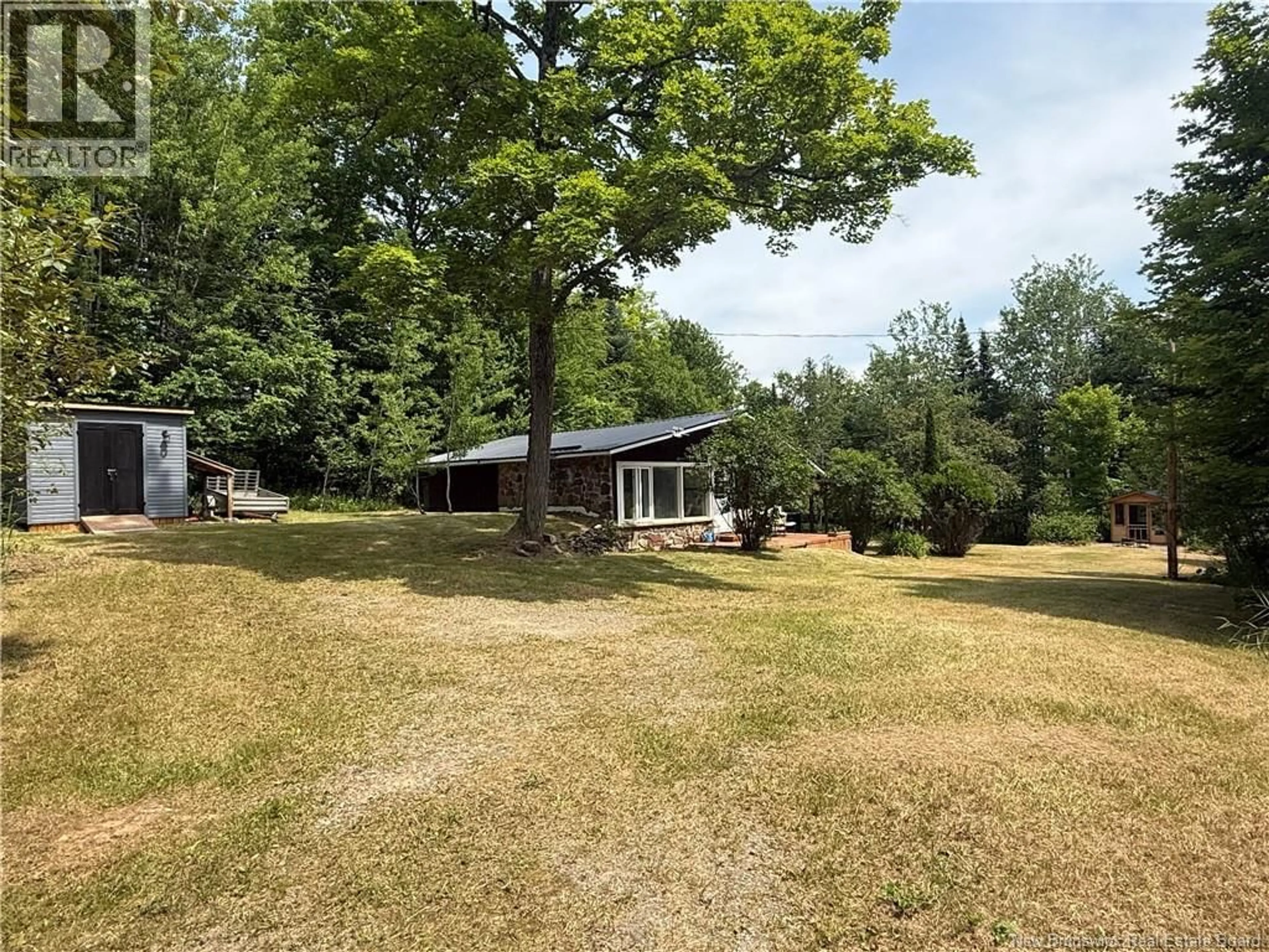 A pic from outside/outdoor area/front of a property/back of a property/a pic from drone, forest/trees view for 404 SISSON RIDGE ROAD, Sisson Ridge New Brunswick E7G3X7