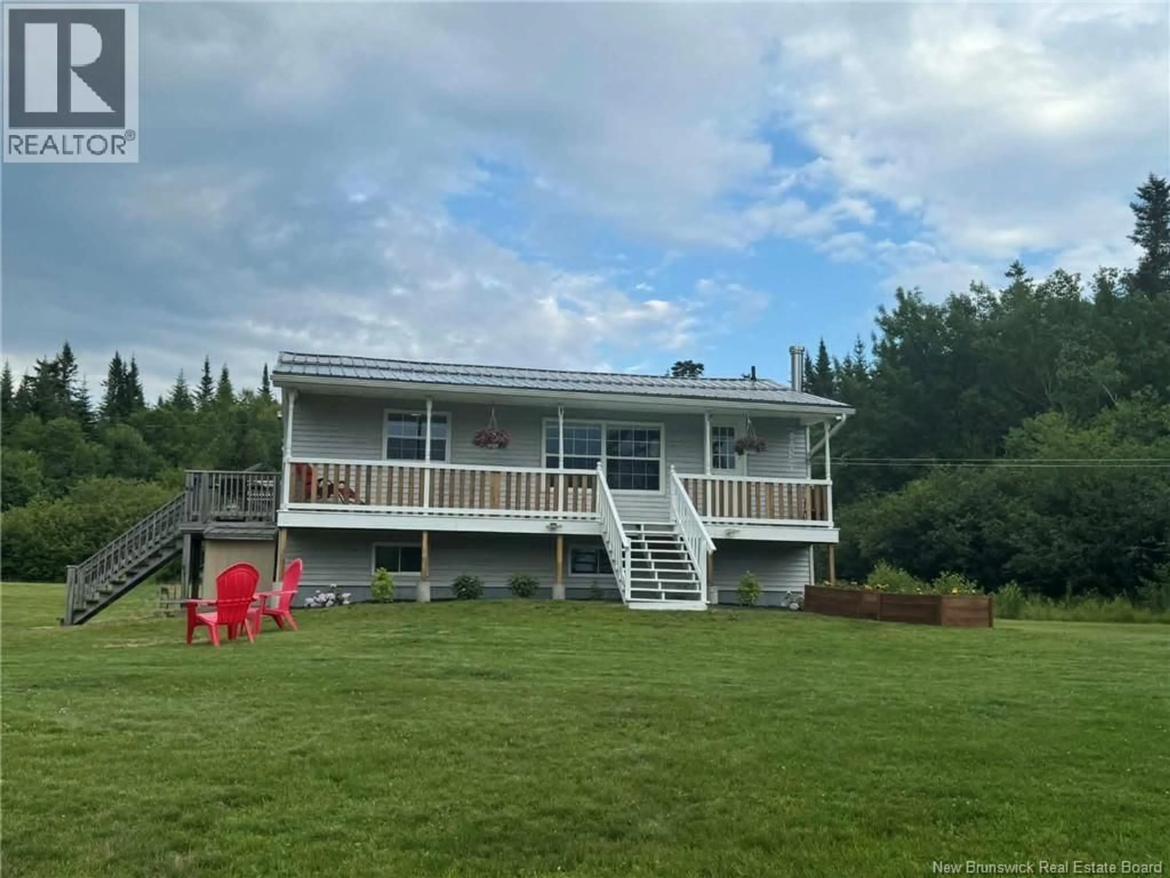 A pic from outside/outdoor area/front of a property/back of a property/a pic from drone, water/lake/river/ocean view for 57 RED HEAD ROAD, Pocologan New Brunswick E5J1A1