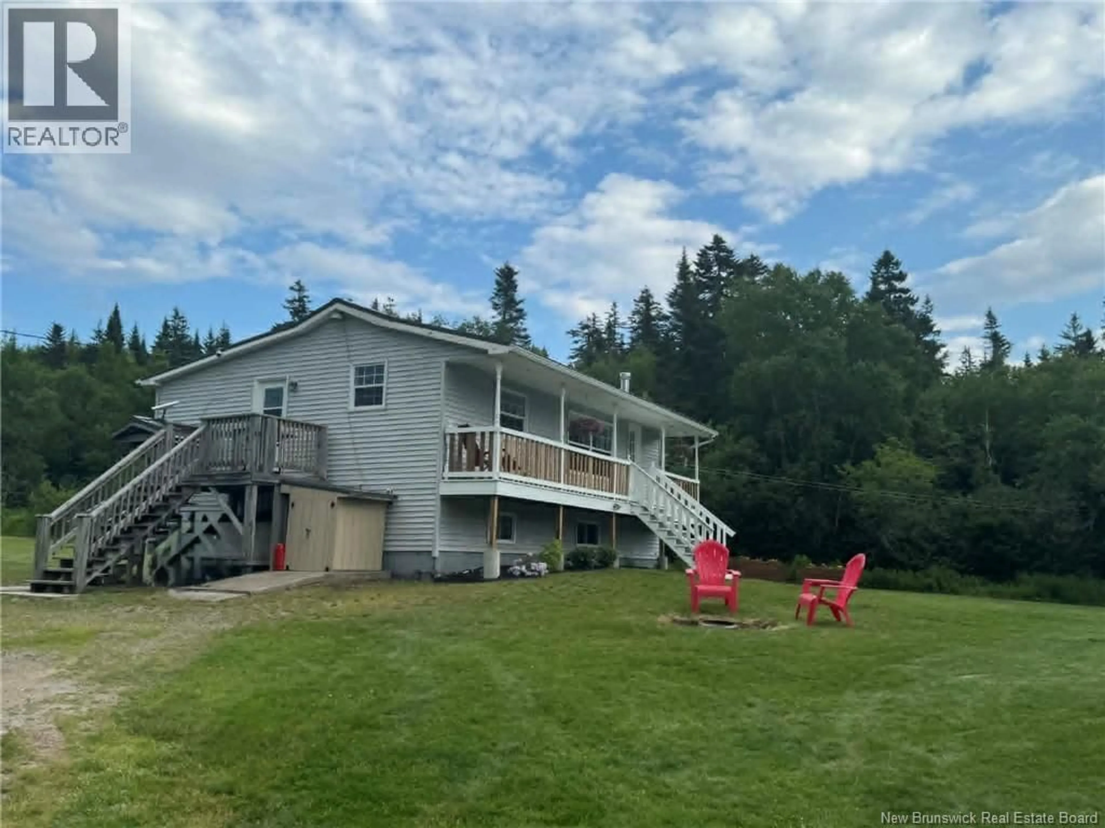 A pic from outside/outdoor area/front of a property/back of a property/a pic from drone, water/lake/river/ocean view for 57 RED HEAD ROAD, Pocologan New Brunswick E5J1A1