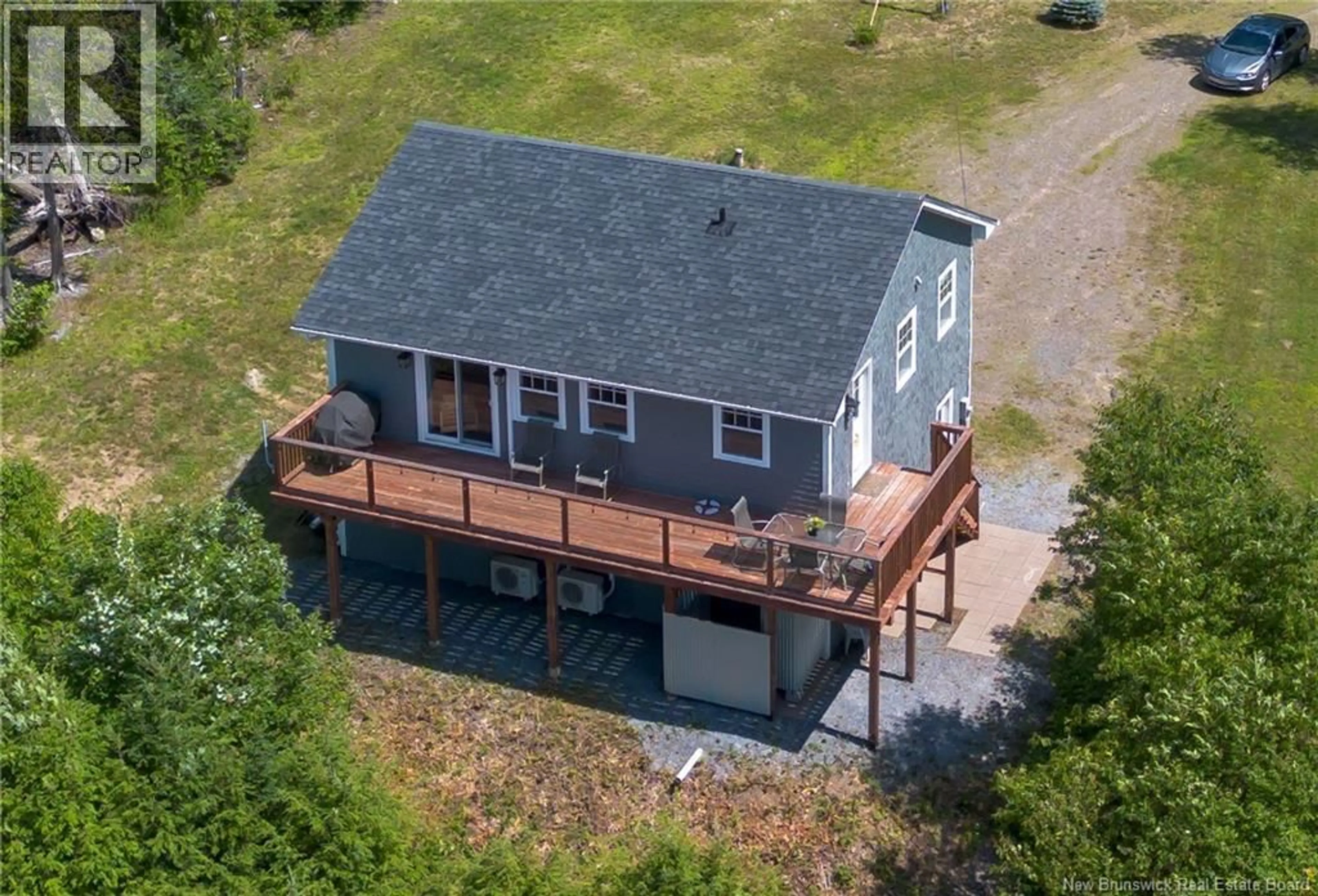 A pic from outside/outdoor area/front of a property/back of a property/a pic from drone, unknown for 113 GORHAMS BLUFF ROAD, Kingston New Brunswick E5N0B9
