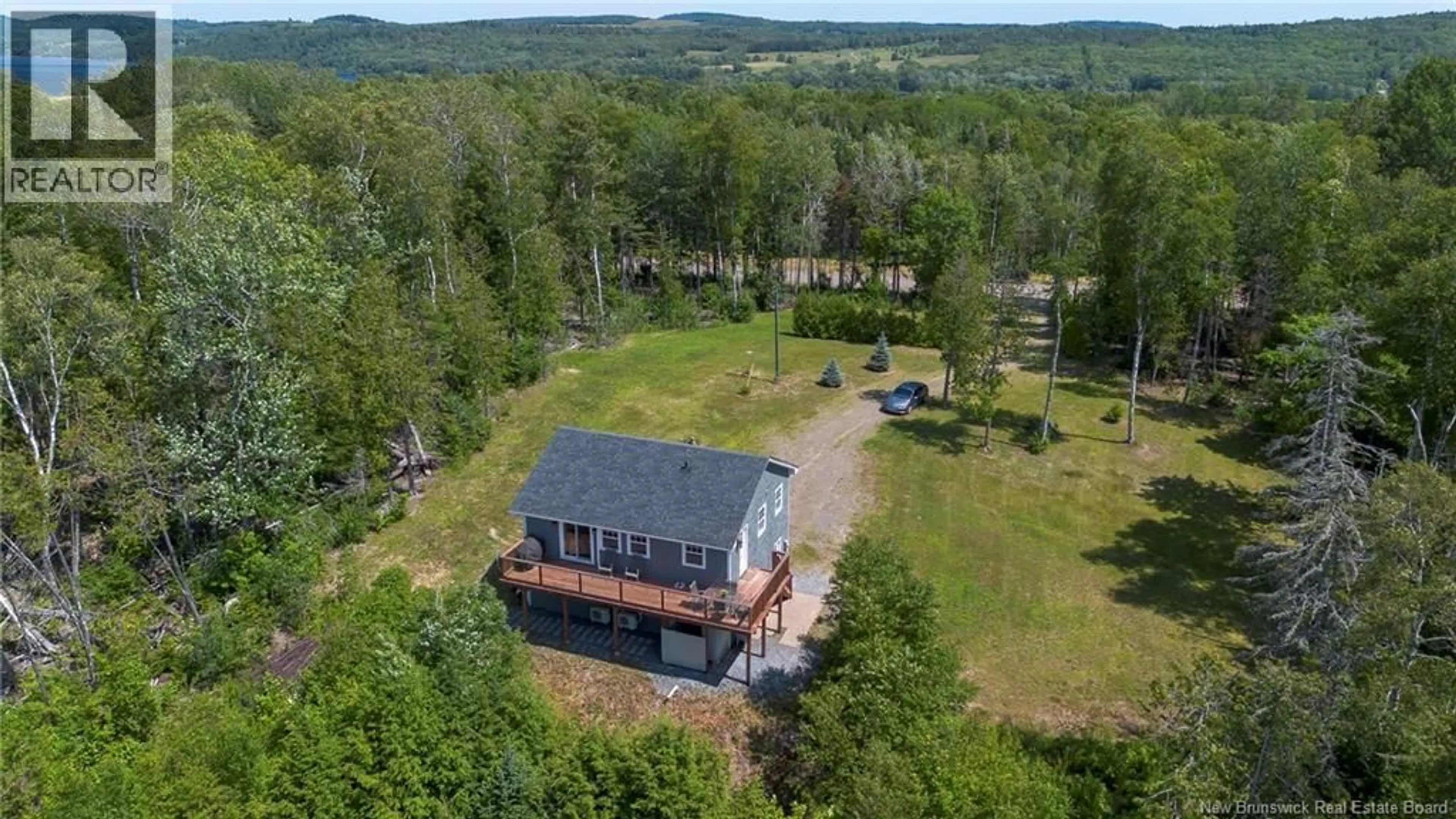 A pic from outside/outdoor area/front of a property/back of a property/a pic from drone, unknown for 113 GORHAMS BLUFF ROAD, Kingston New Brunswick E5N0B9