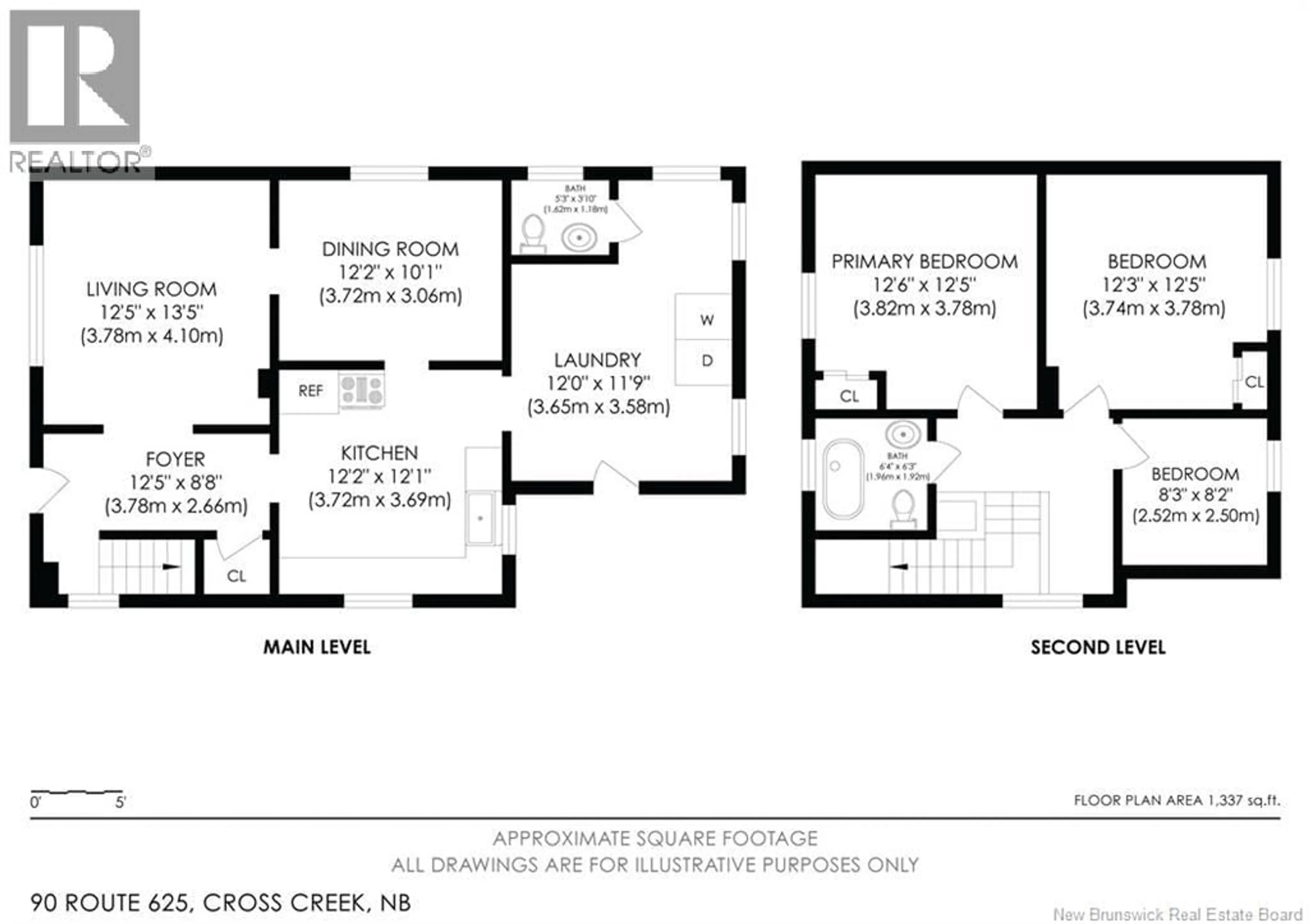 Floor plan for 90 ROUTE 625, Cross Creek New Brunswick E6B2G4