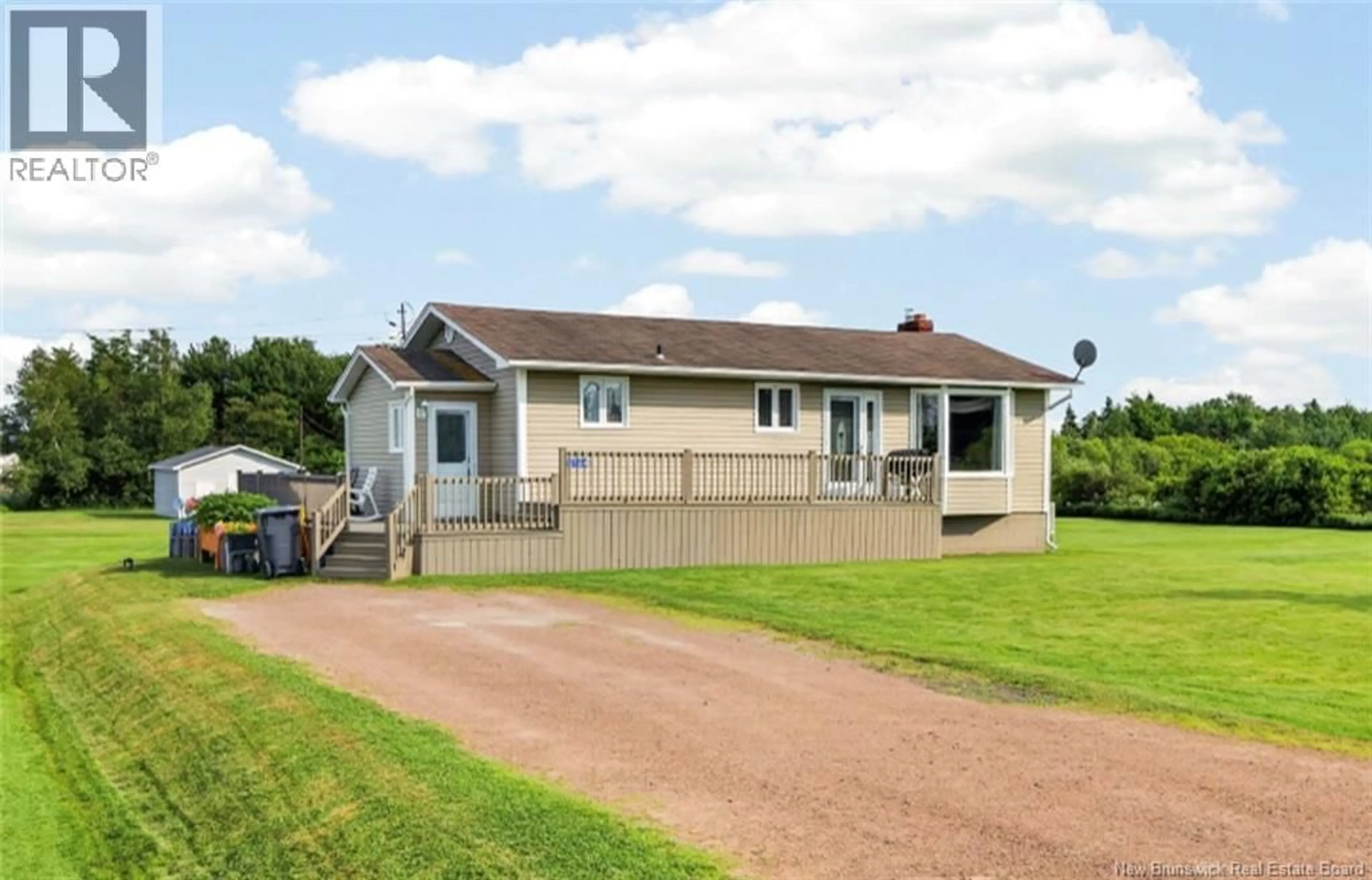 A pic from outside/outdoor area/front of a property/back of a property/a pic from drone, unknown for 2164 ROUTE 950, Petit-Cap New Brunswick E4N2K1
