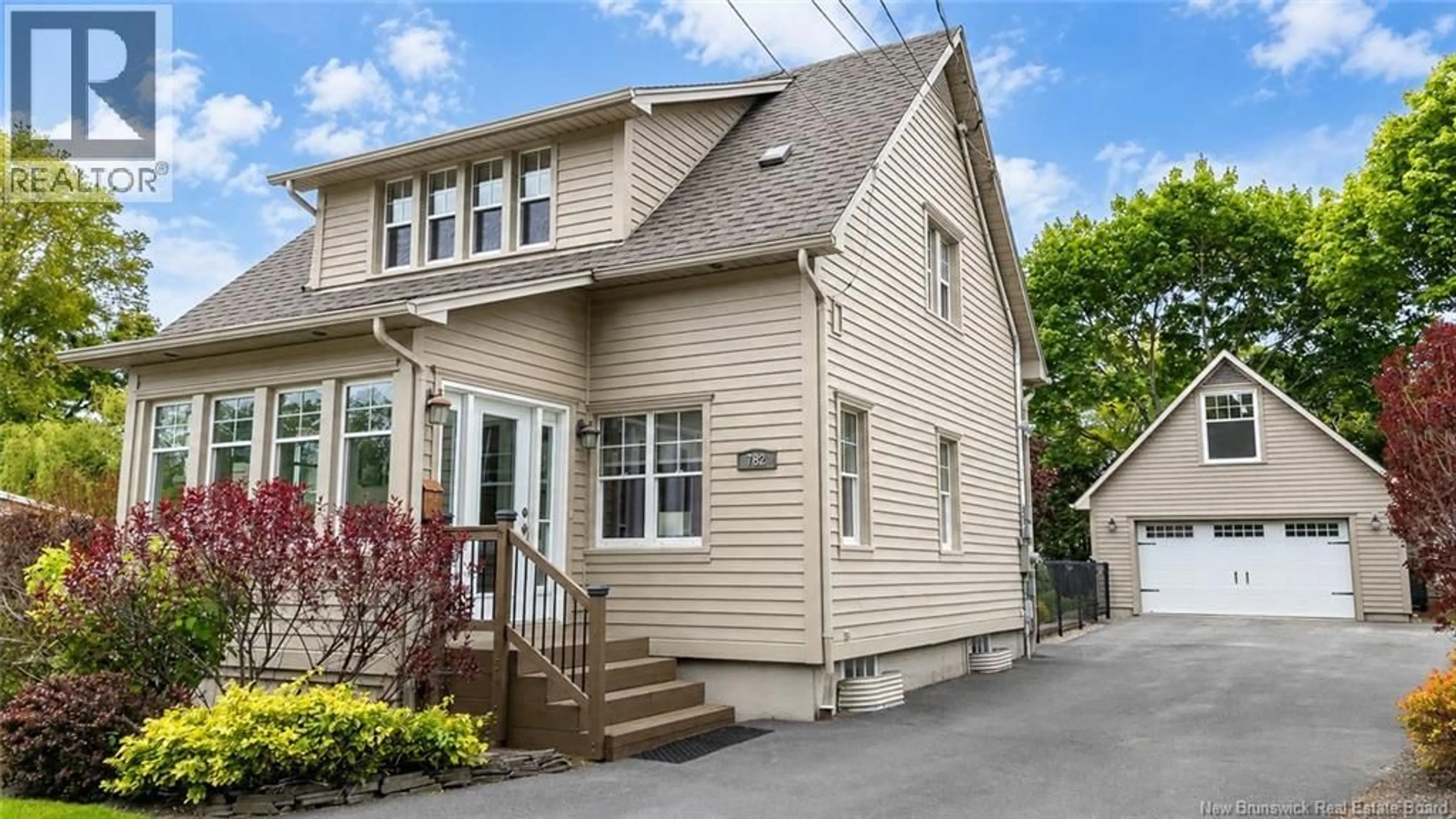 Home with vinyl exterior material, street for 782 YORK STREET, Fredericton New Brunswick E3B3R8