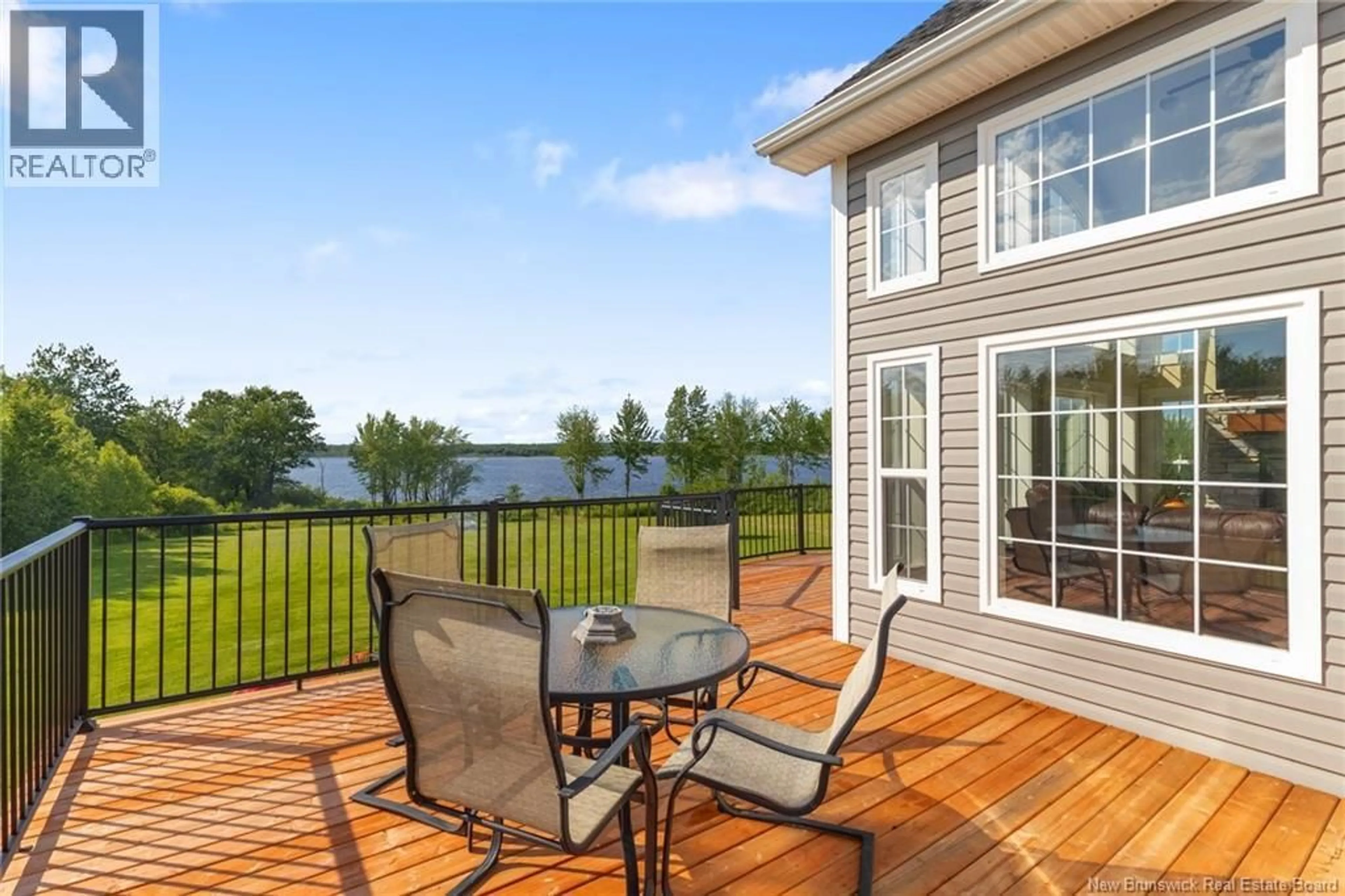 Patio, water/lake/river/ocean view for 8414 ROUTE 10, Cumberland Bay New Brunswick E4A2W7