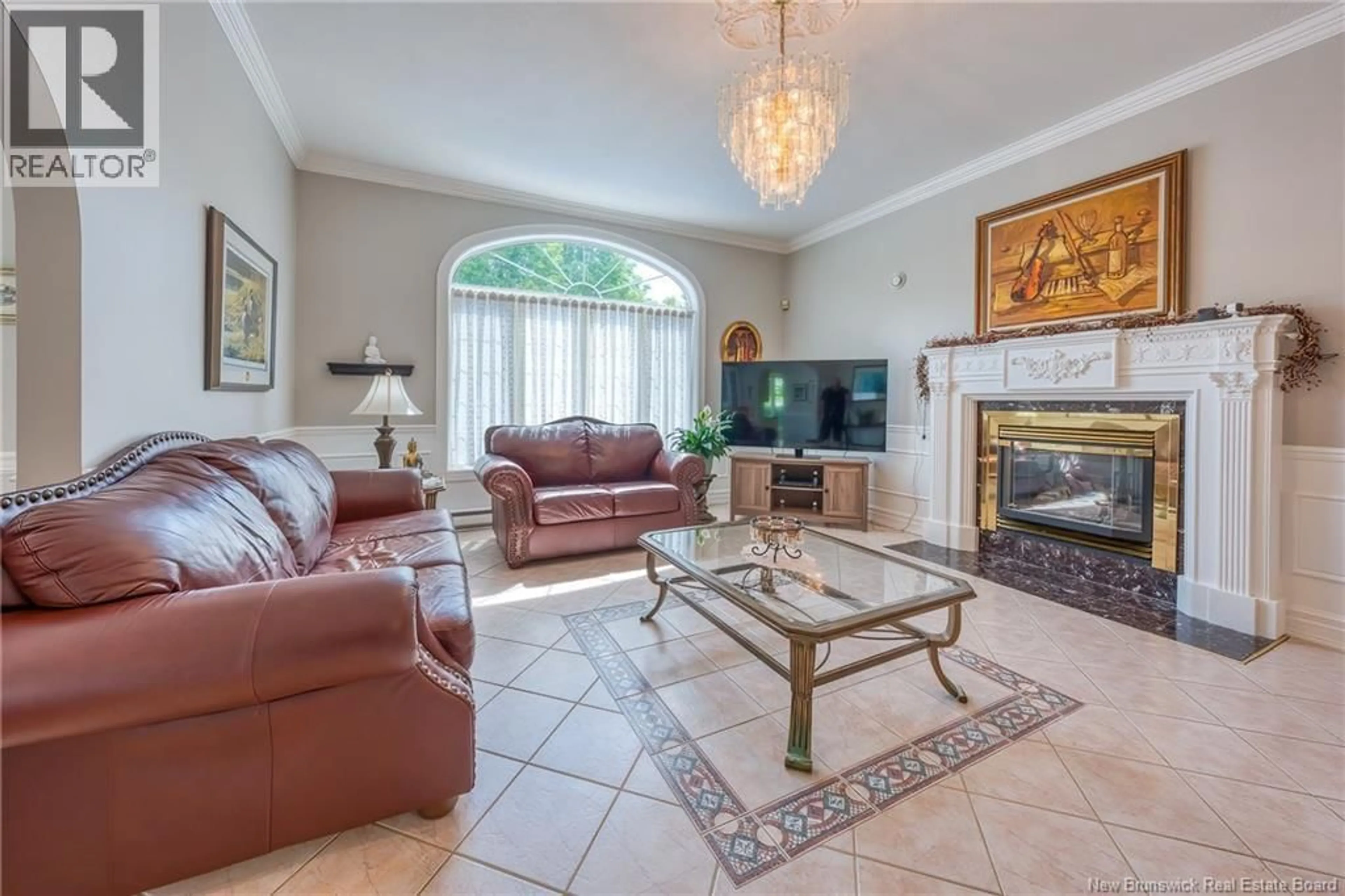 Living room with furniture, ceramic/tile floor for 601 MAIN STREET, Grand-Sault/Grand Falls New Brunswick E3Z2W4
