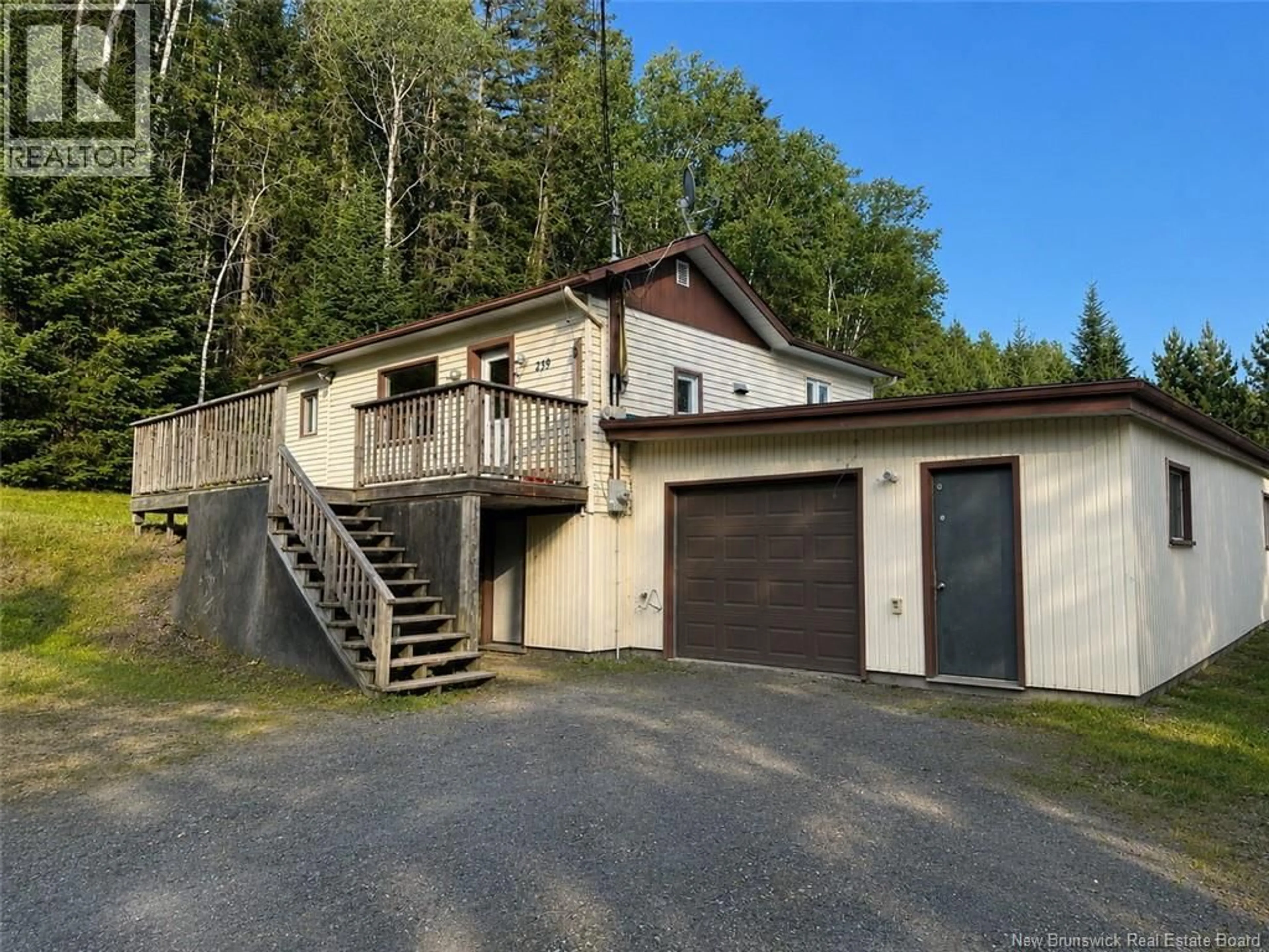 A pic from outside/outdoor area/front of a property/back of a property/a pic from drone, unknown for 239 TITUS ROAD, Saint-Joseph-De-Madawaska New Brunswick E7B2S9