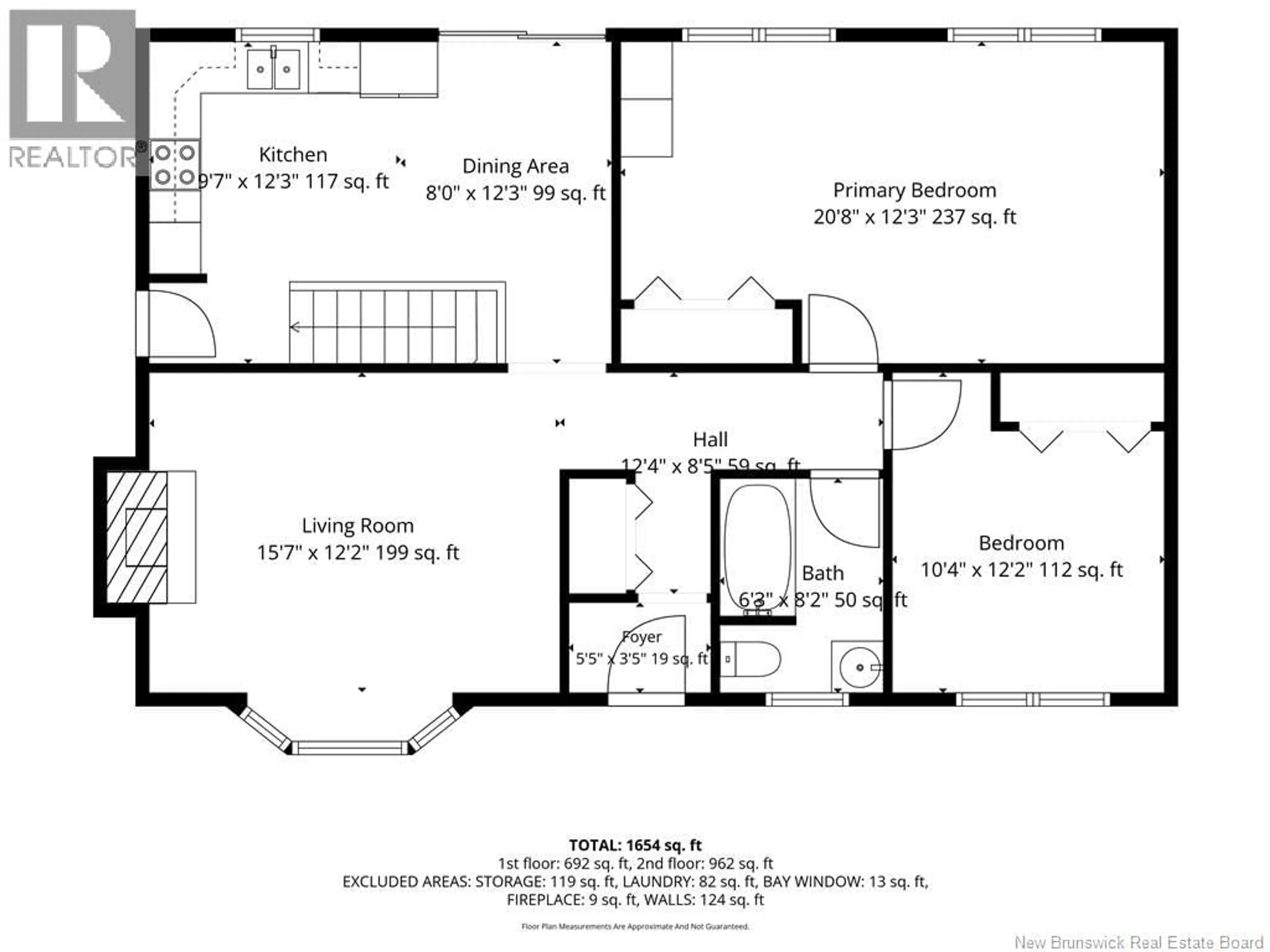 Floor plan for 3 DOWNSVIEW AVENUE, Moncton New Brunswick E1A4C4