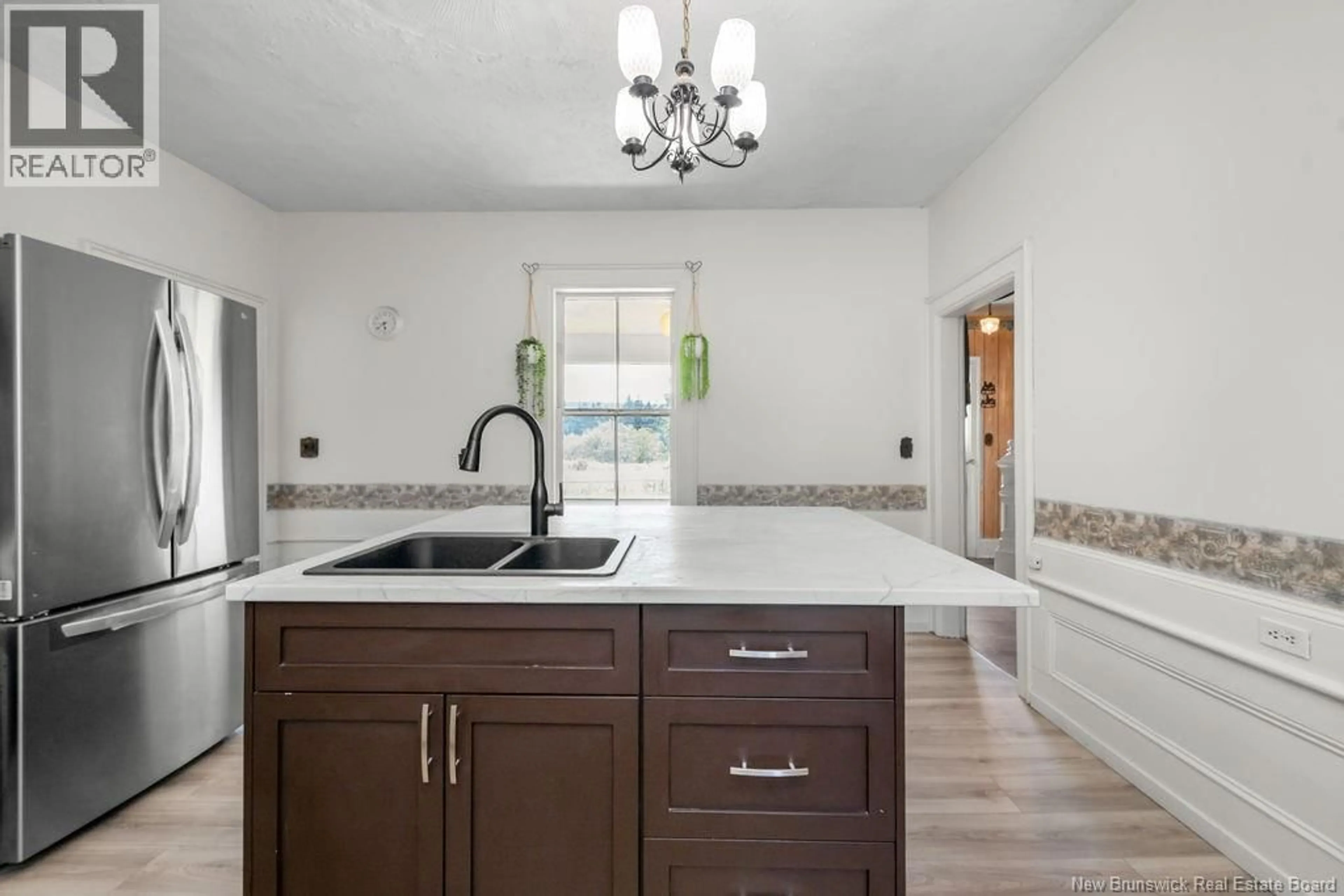 Open concept kitchen, ceramic/tile floor for 7290 ROUTE 114, West River New Brunswick E4H2L6
