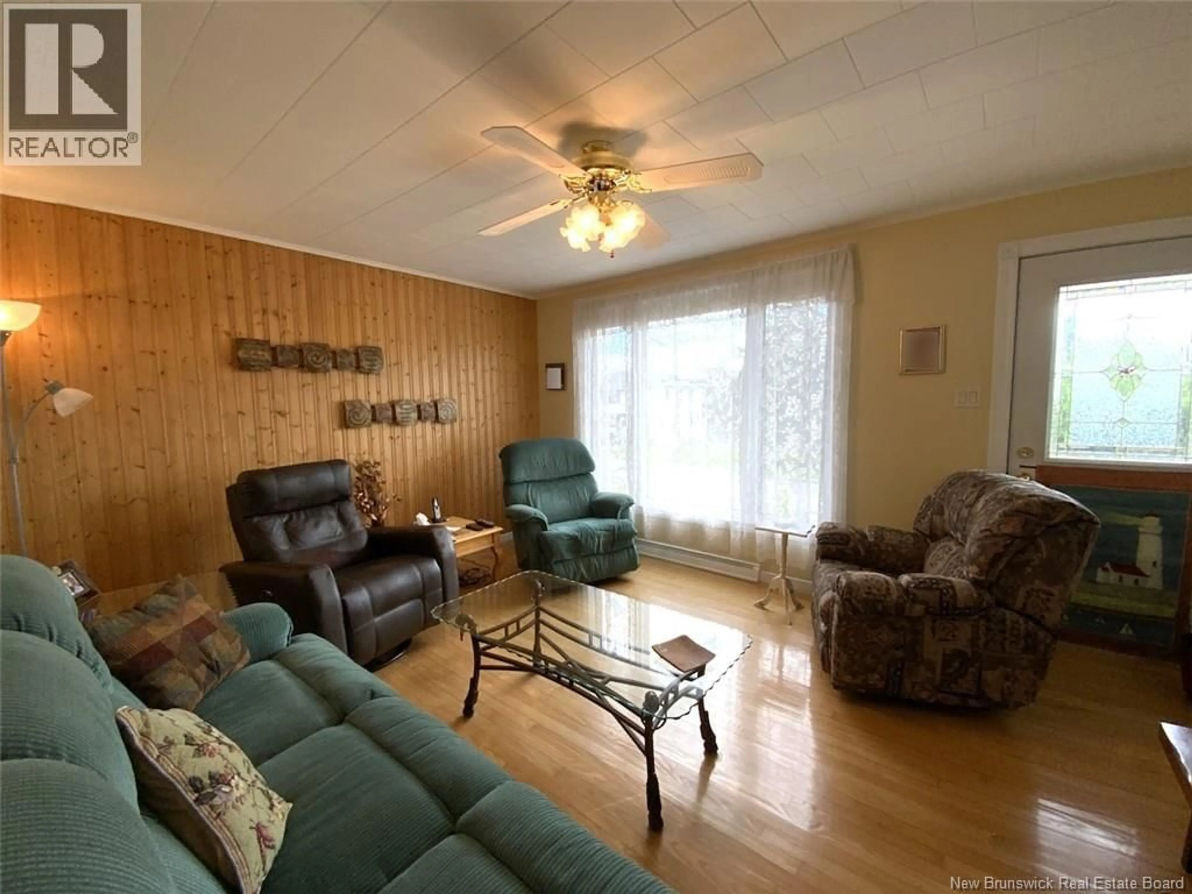 Living room with furniture, wood/laminate floor for 41 MAZEROLLE STREET, Saint-Basile New Brunswick E7C1E7