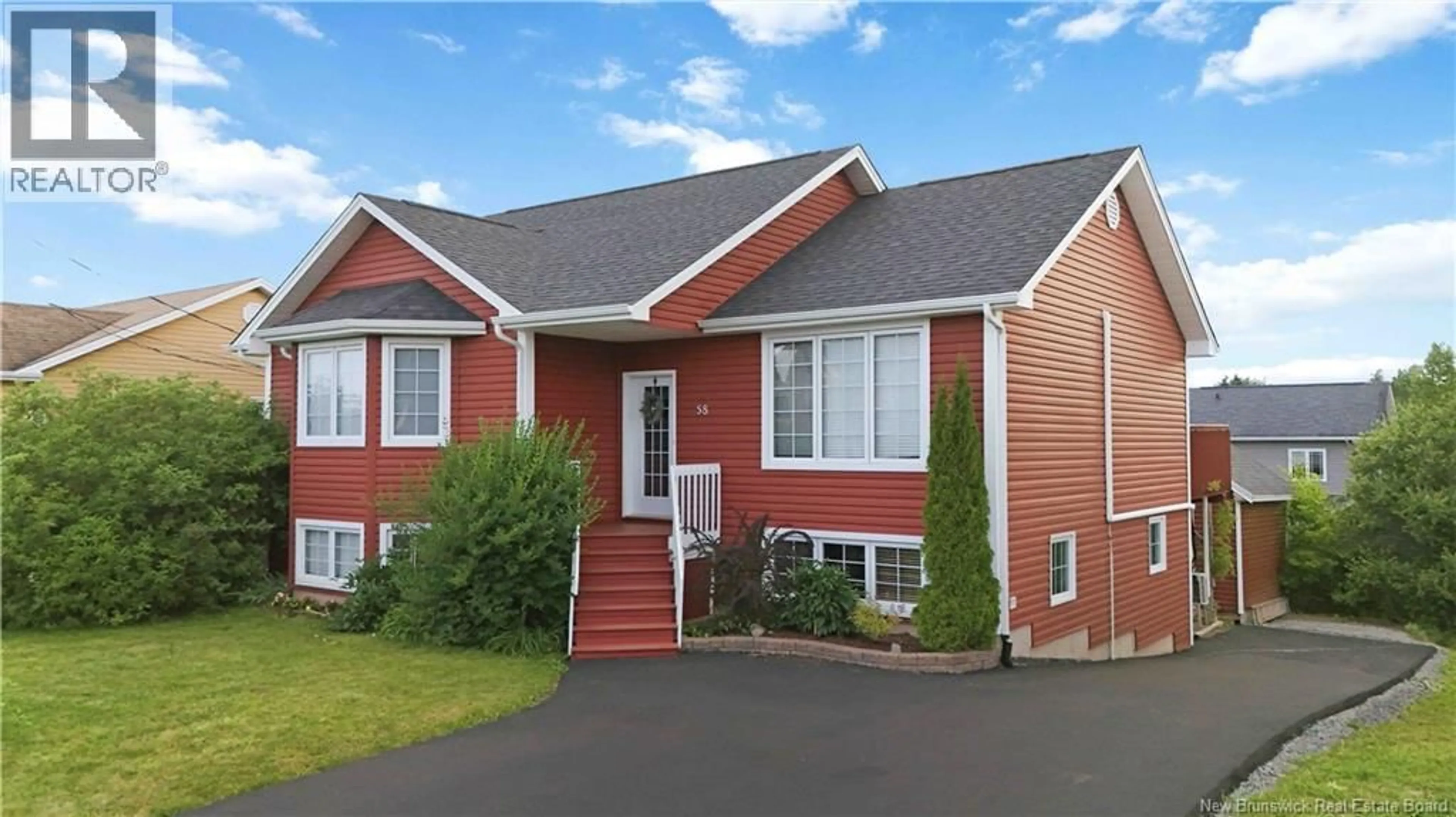 Home with vinyl exterior material, unknown for 58 MONIQUE STREET, Moncton New Brunswick E1G0R8