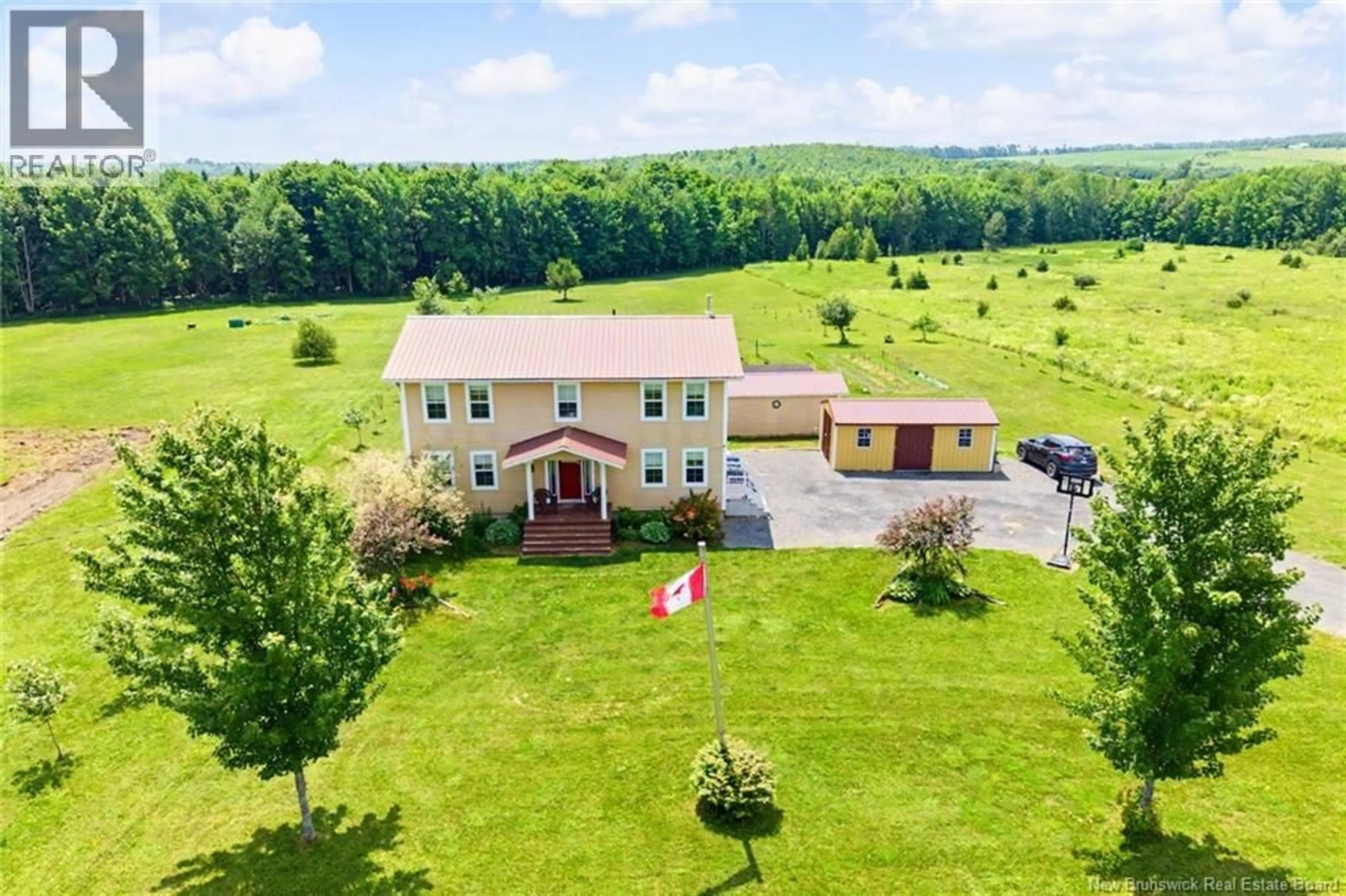 A pic from outside/outdoor area/front of a property/back of a property/a pic from drone, building for 225 JAMIESON ROAD, Richmond Settlement New Brunswick E7M4X3