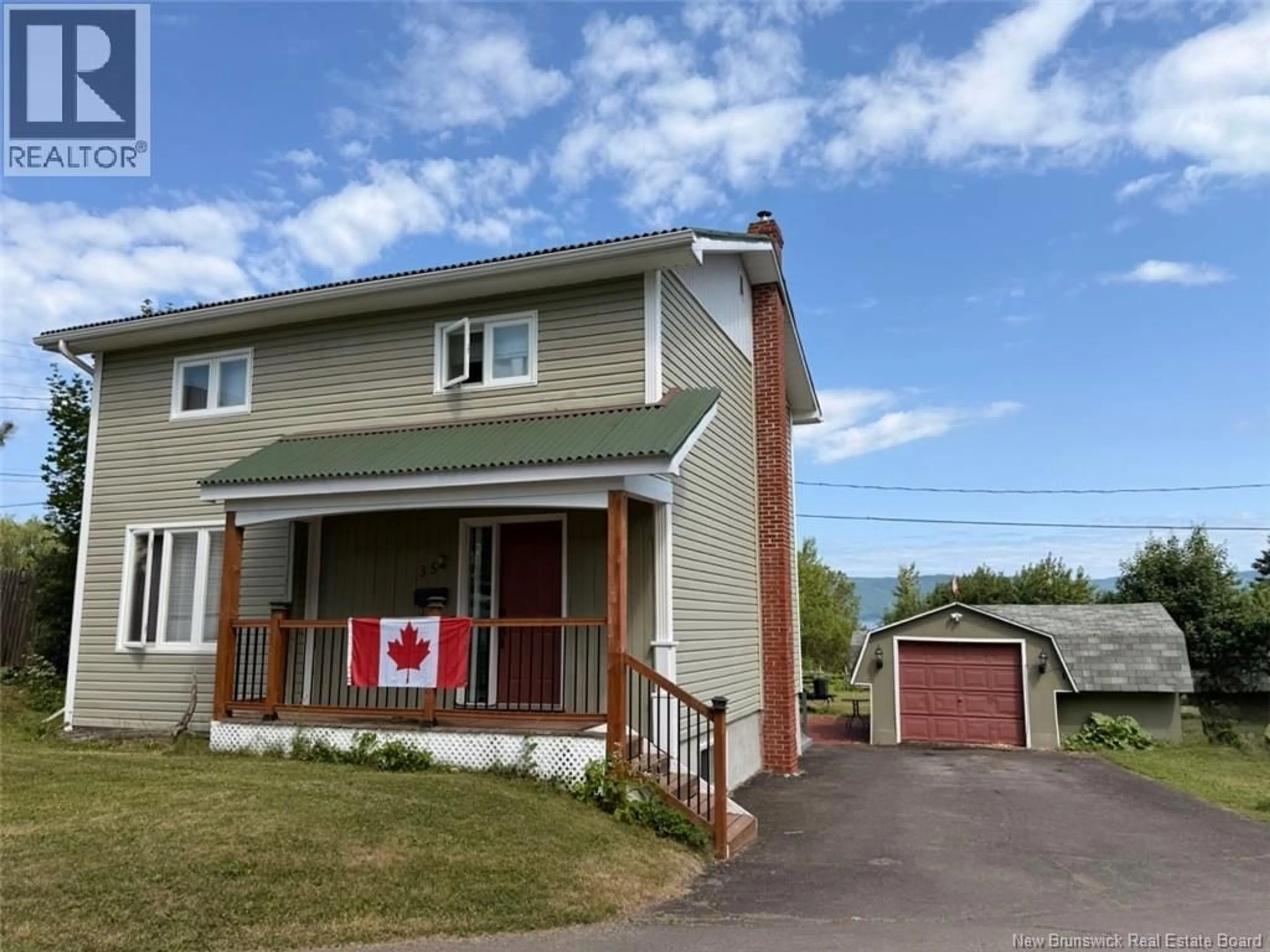 A pic from outside/outdoor area/front of a property/back of a property/a pic from drone, street for 35 RIMAP ROAD, Campbellton New Brunswick E3N3V1