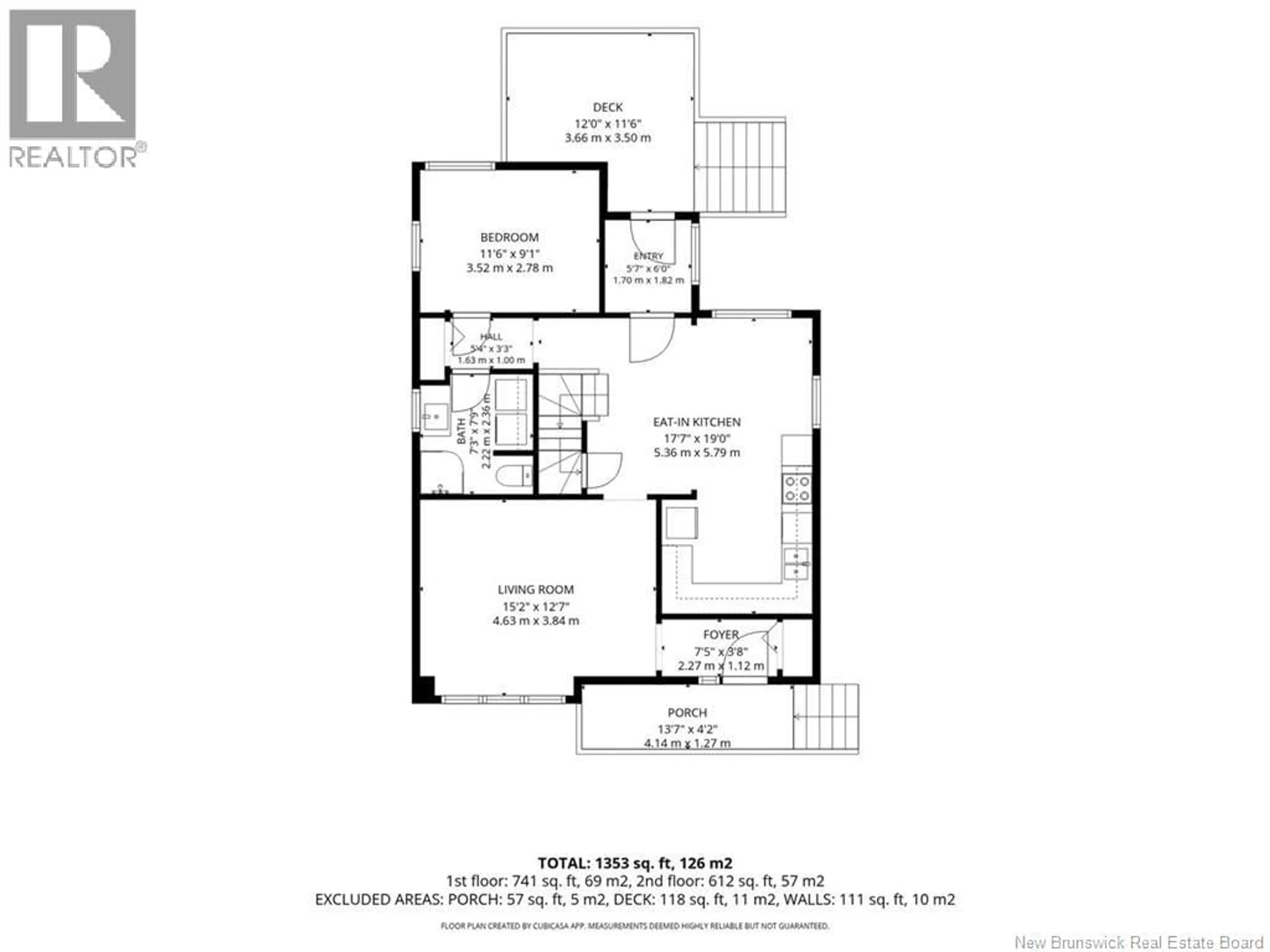 Floor plan for 35 RIMAP ROAD, Campbellton New Brunswick E3N3V1
