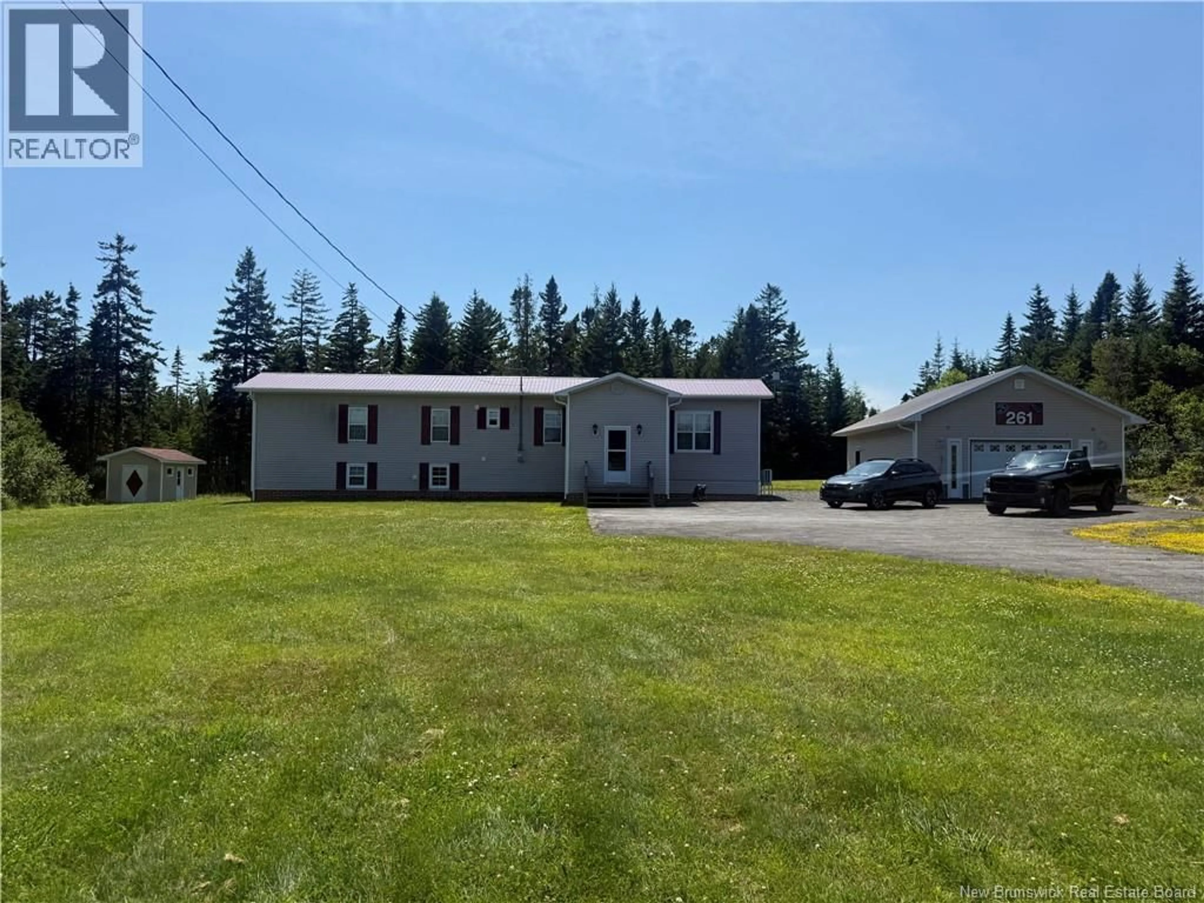 A pic from outside/outdoor area/front of a property/back of a property/a pic from drone, unknown for 261 ROUTE 172, Letang New Brunswick E5C1W3