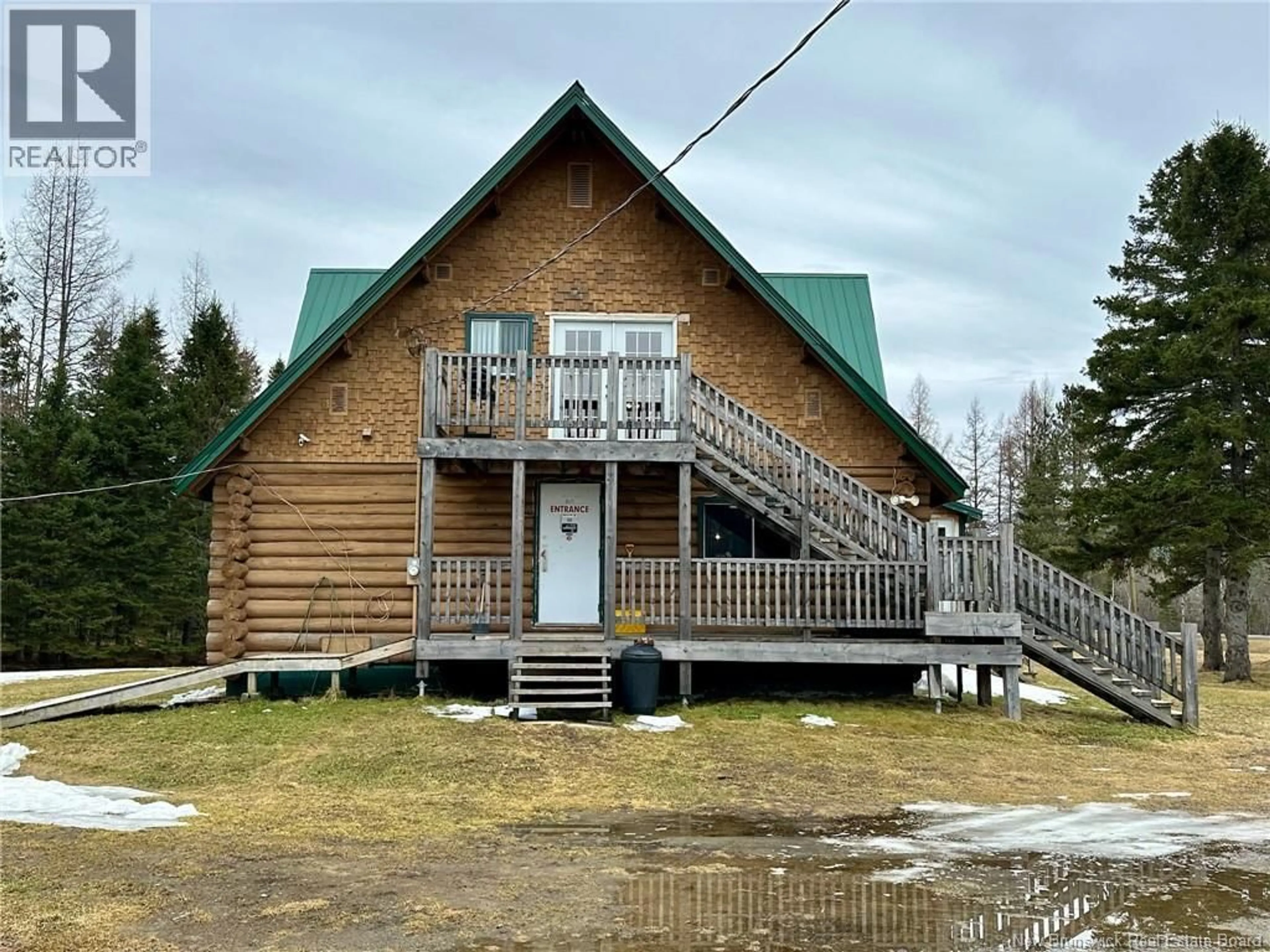 A pic from outside/outdoor area/front of a property/back of a property/a pic from drone, building for 3826 ROUTE 385, Nictau New Brunswick E7G3B4