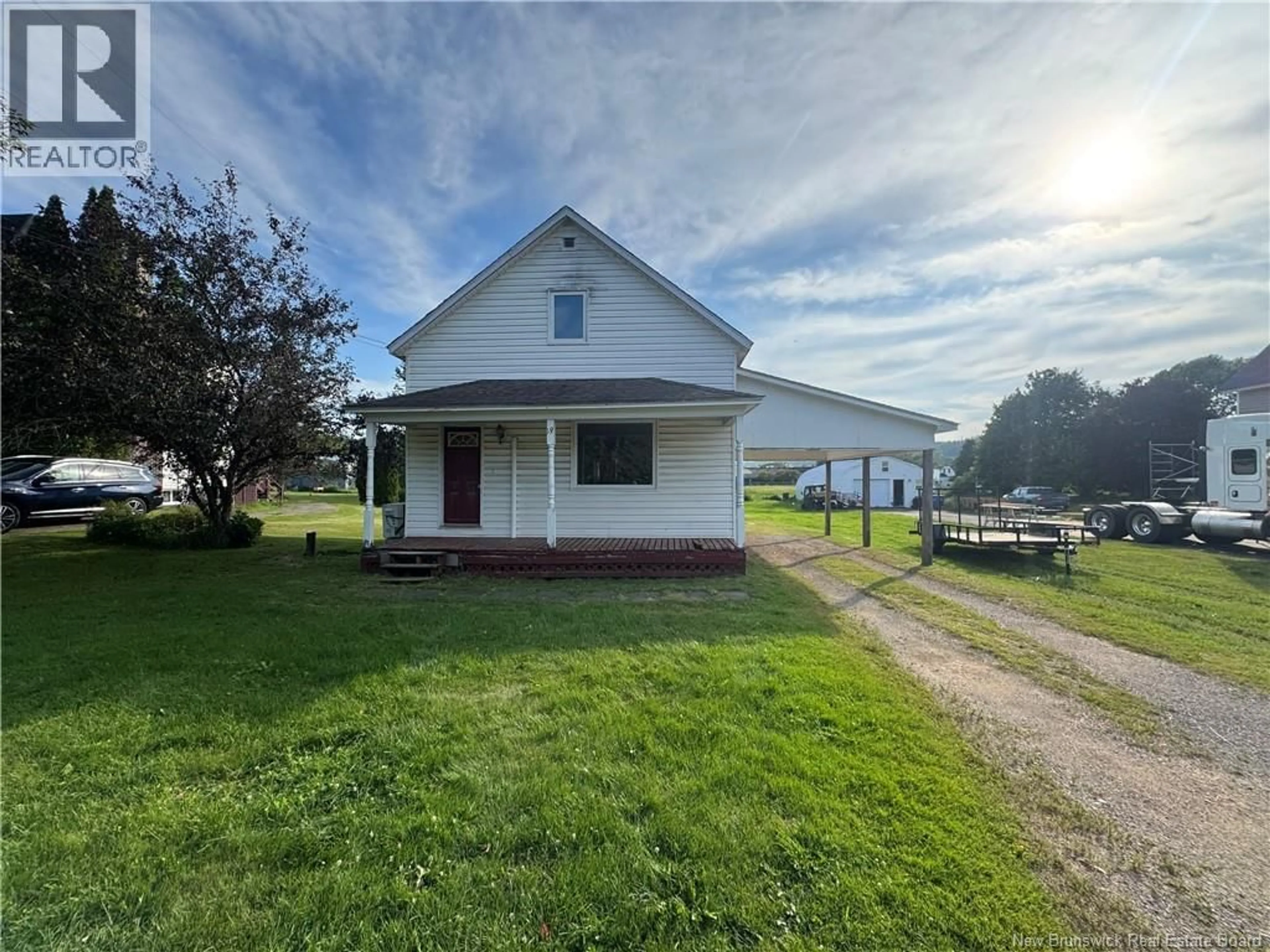 A pic from outside/outdoor area/front of a property/back of a property/a pic from drone, unknown for 19 BRIDGE STREET, Apohaqui New Brunswick E5P2M3