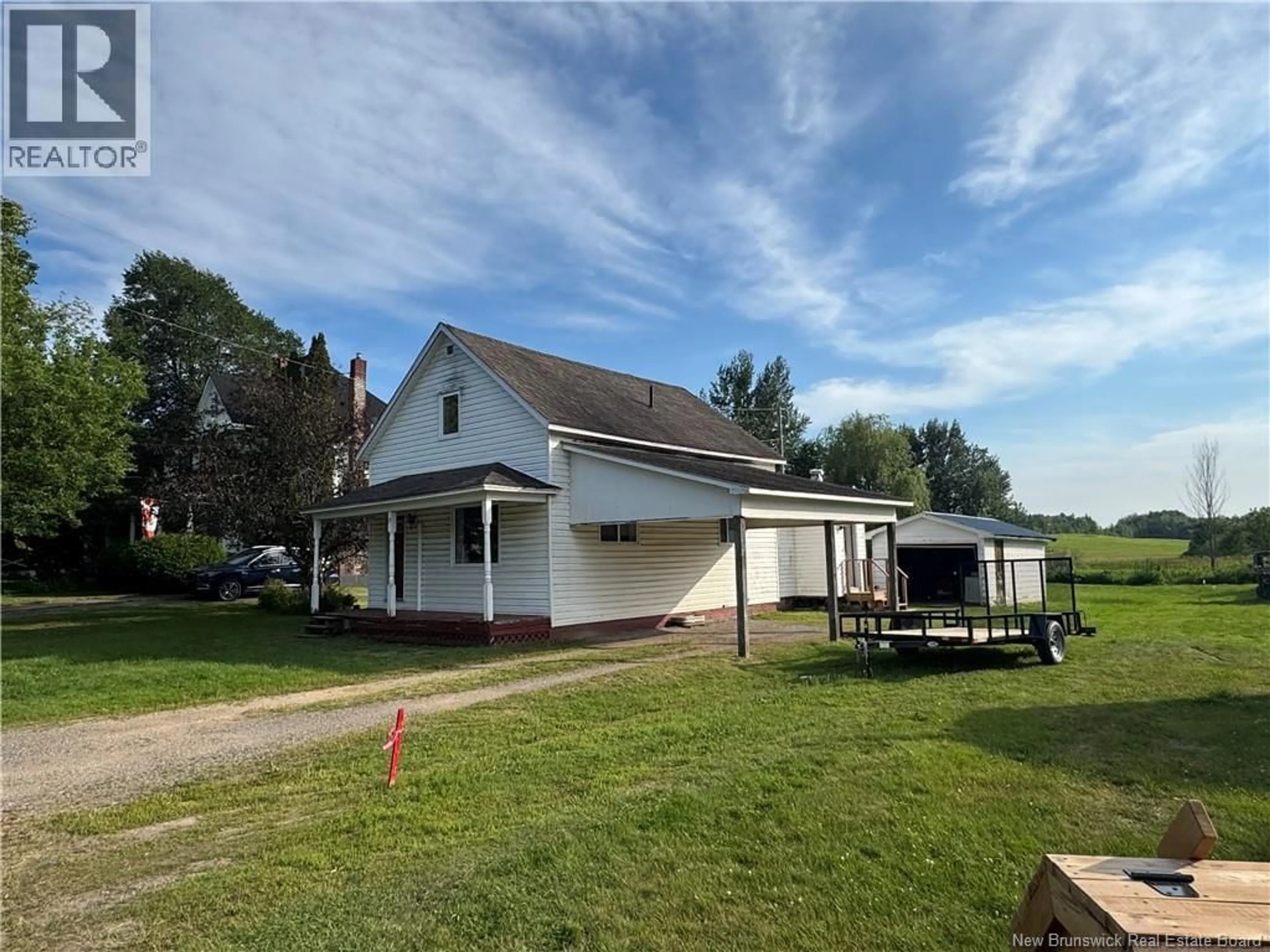 A pic from outside/outdoor area/front of a property/back of a property/a pic from drone, unknown for 19 BRIDGE STREET, Apohaqui New Brunswick E5P2M3