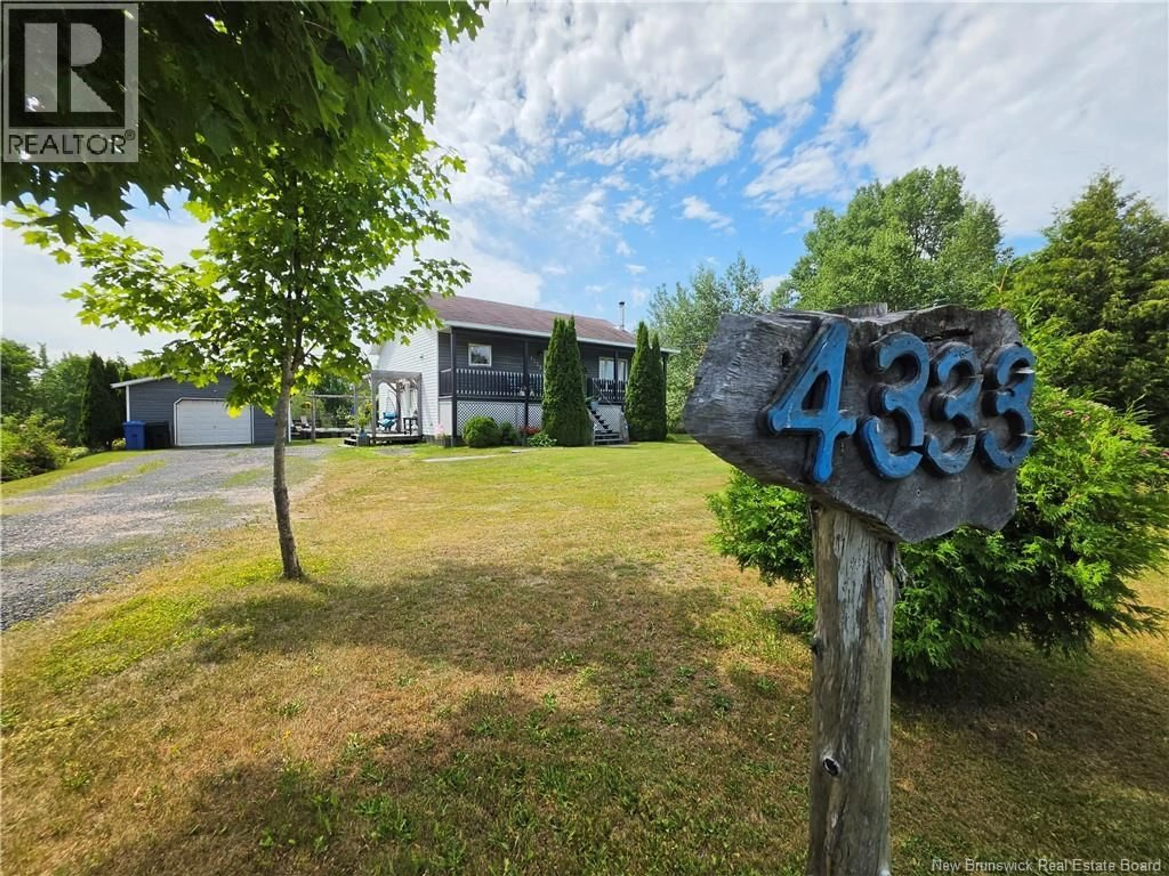 A pic from outside/outdoor area/front of a property/back of a property/a pic from drone, street for 4333 NICHOLAS-DENYS ROAD, Nicholas Denys New Brunswick E8K3C5