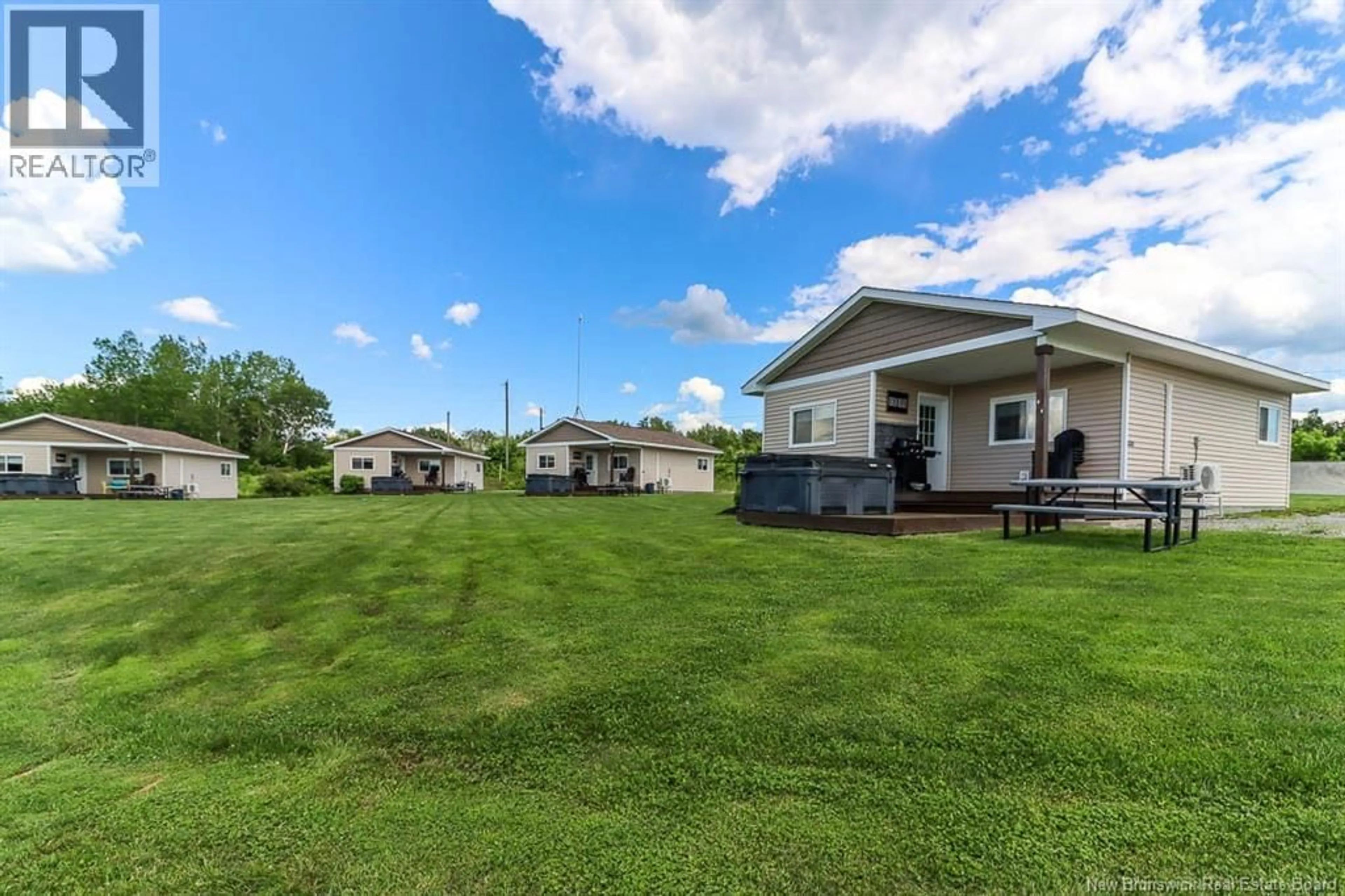 A pic from outside/outdoor area/front of a property/back of a property/a pic from drone, water/lake/river/ocean view for 1304 SCENIC NARROWS BOULEVARD, Cambridge-Narrows New Brunswick E4C2N6