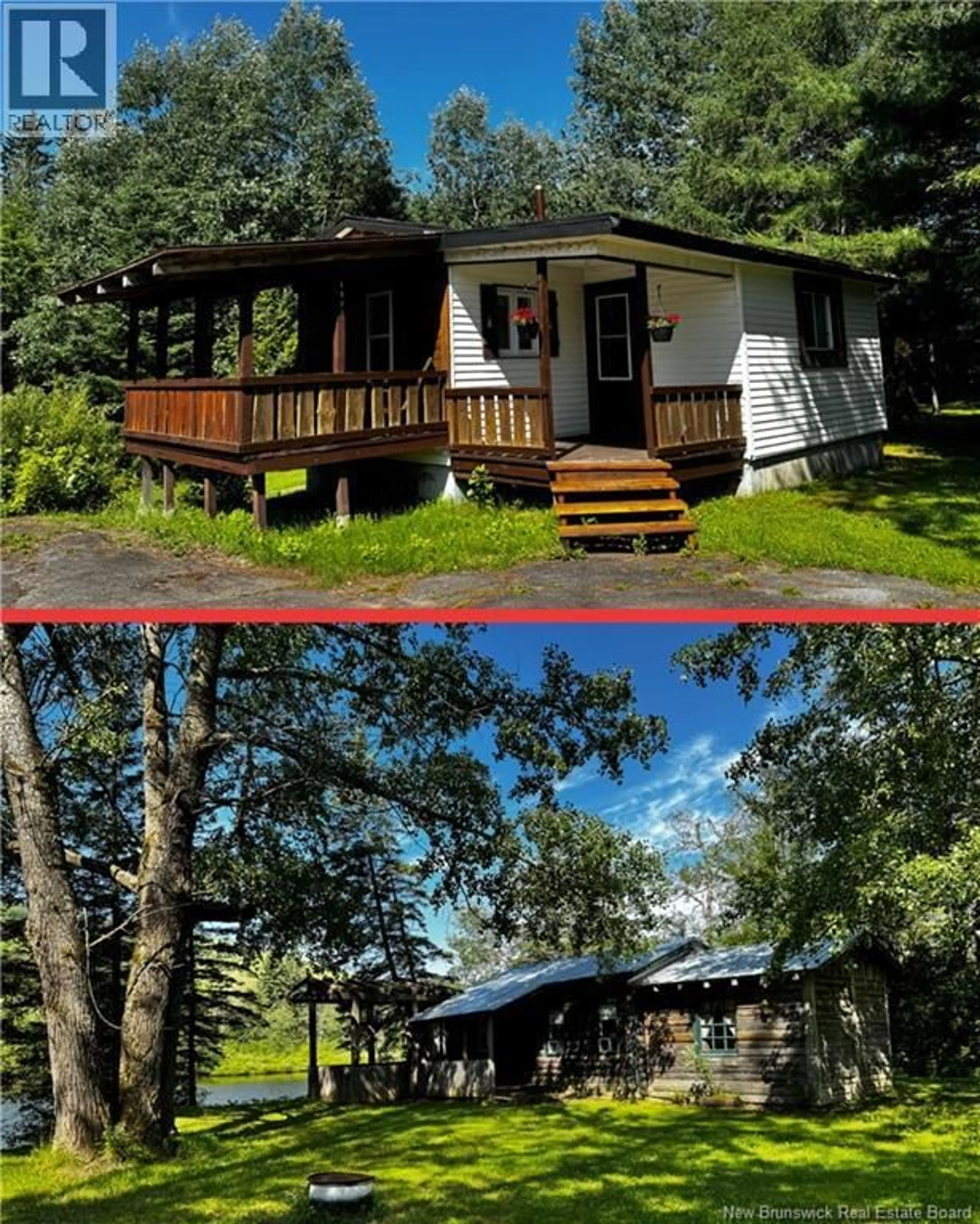 A pic from outside/outdoor area/front of a property/back of a property/a pic from drone, unknown for 1076 BAISLEY ROAD, Saint-Jacques New Brunswick E7B2A3