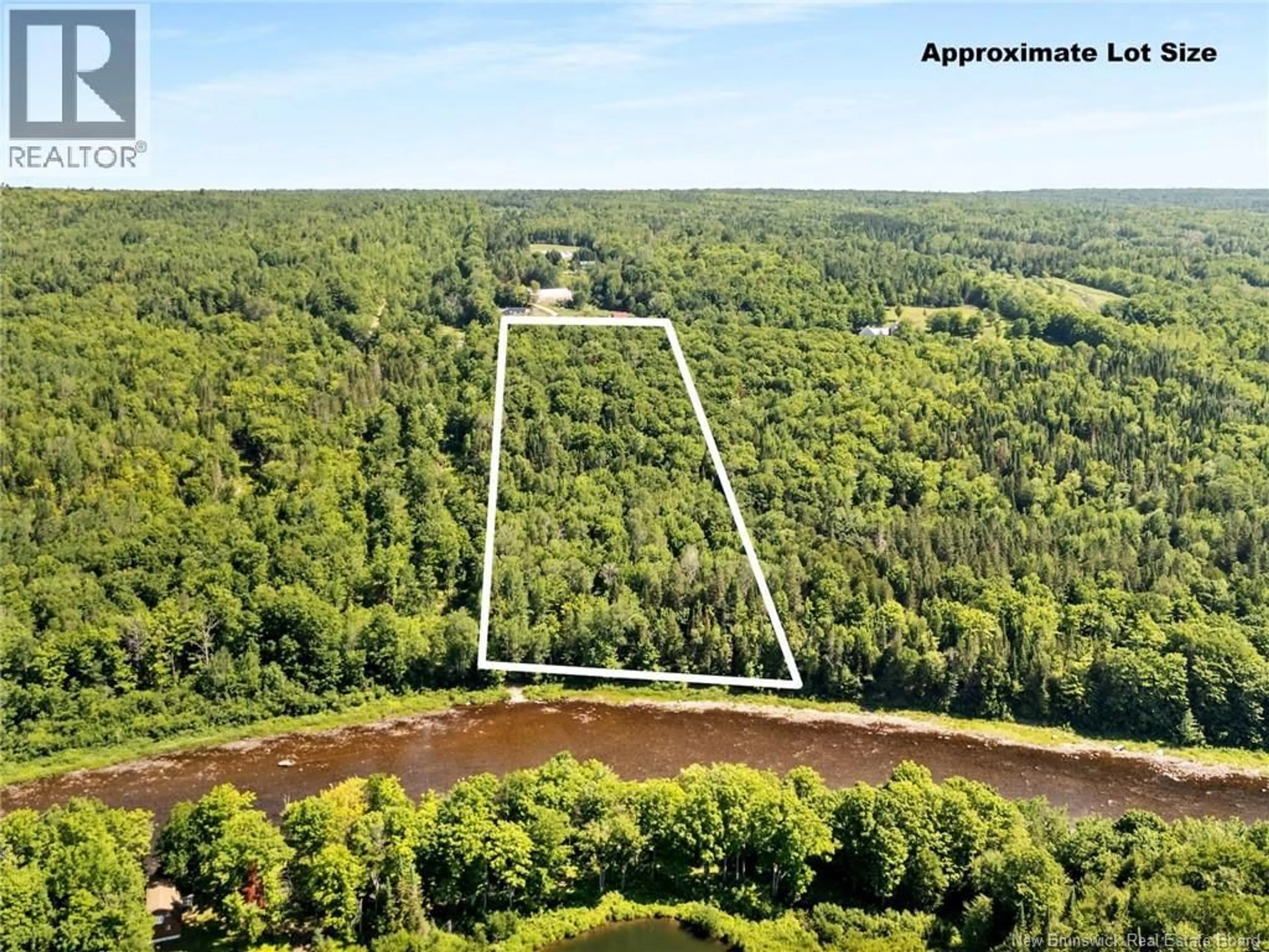 A pic from outside/outdoor area/front of a property/back of a property/a pic from drone, water/lake/river/ocean view for 117 GIANTS GLEN ROAD, Stanley New Brunswick E6B1S7