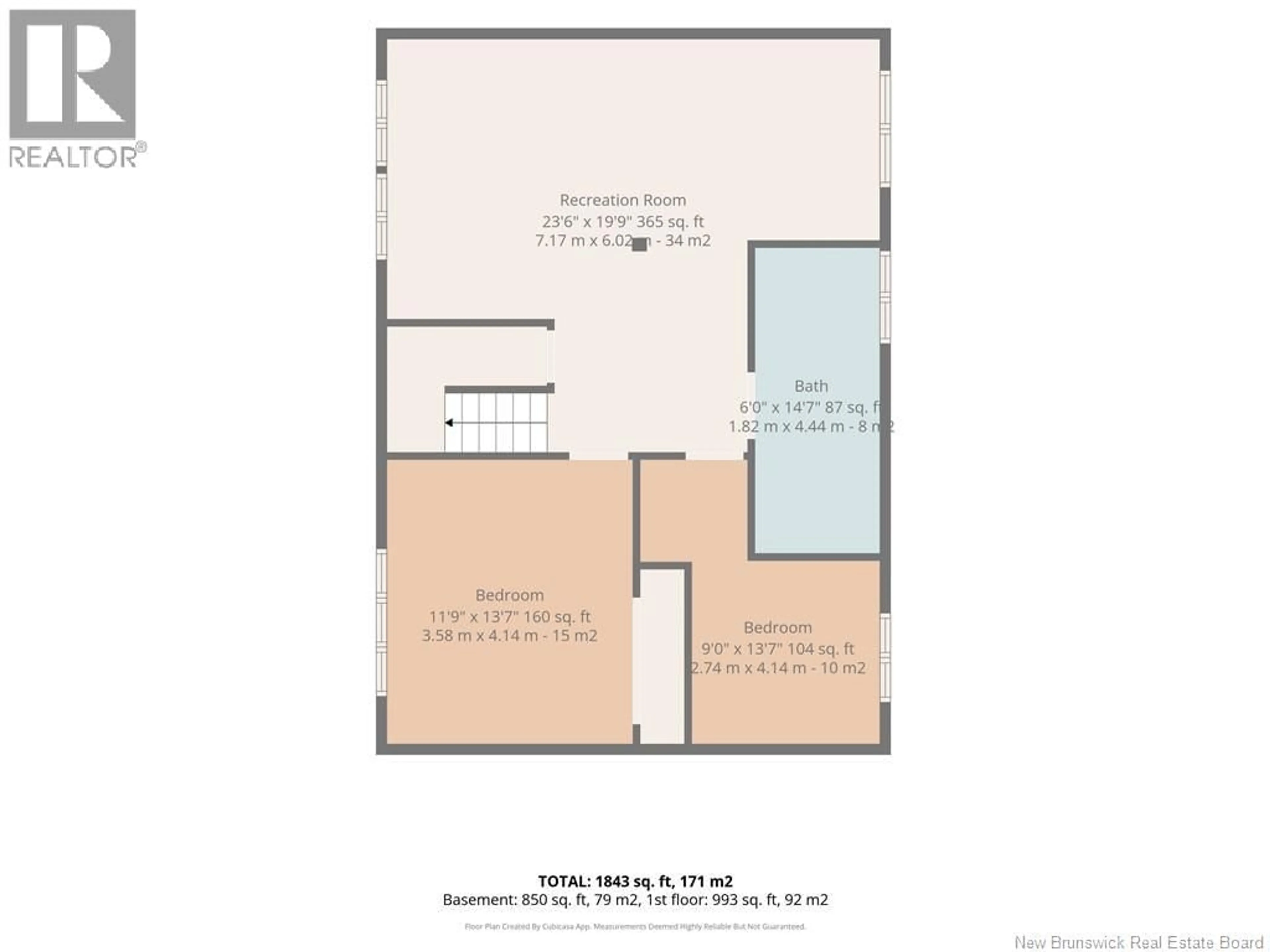 Floor plan for 1255 VENIOT AVENUE, Bathurst New Brunswick E2A4C1